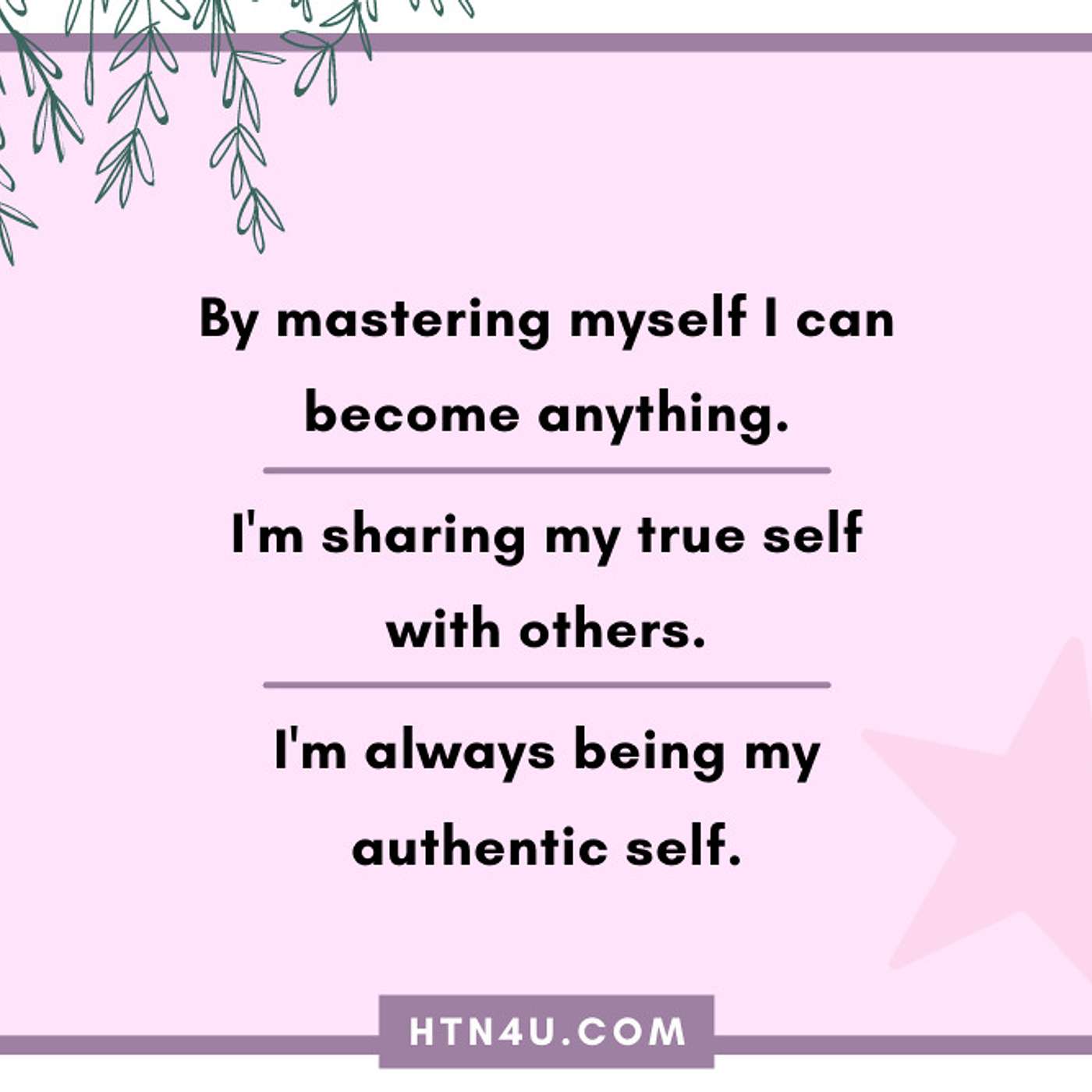HTN4U Unlimiting Affirmations on Self-esteem #160