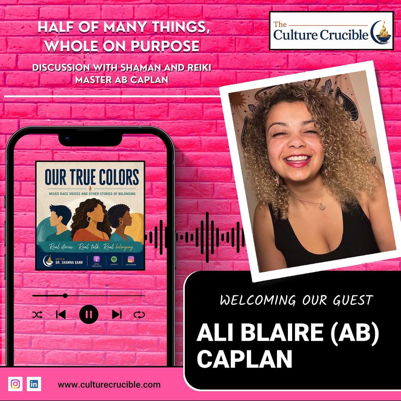 Half of Many Things, Whole on Purpose: Conversation with Shaman and Reiki Master AB Caplan episode artwork