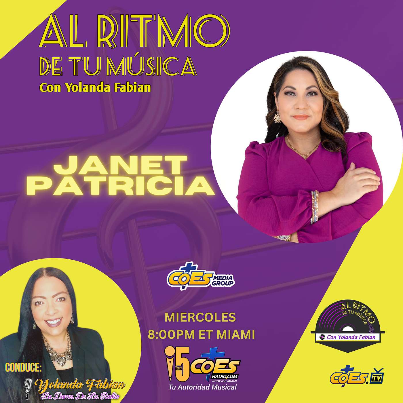 Janet Patricia en Al Ritmo de tu Música con Yolanda Fabian Janet Patricia en Al Ritmo de tu Música con Yolanda Fabian