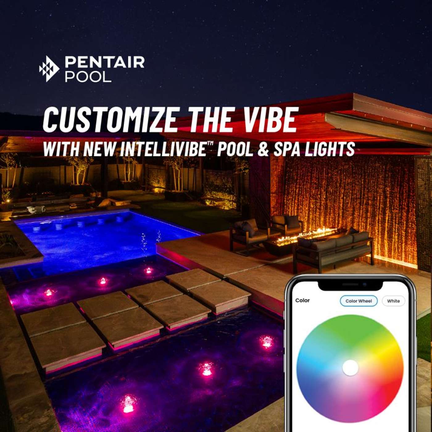 The Future of Pool Lighting Is Here – Meet IntelliVibe by Pentair Pool