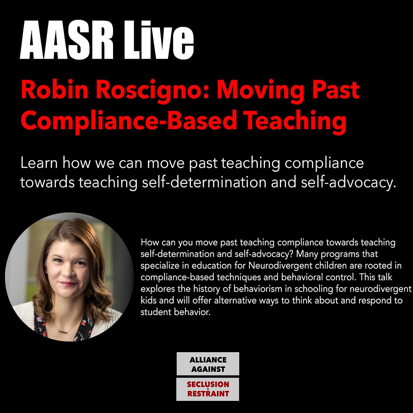 Robin Roscigno: Moving Past  Compliance-Based Teaching