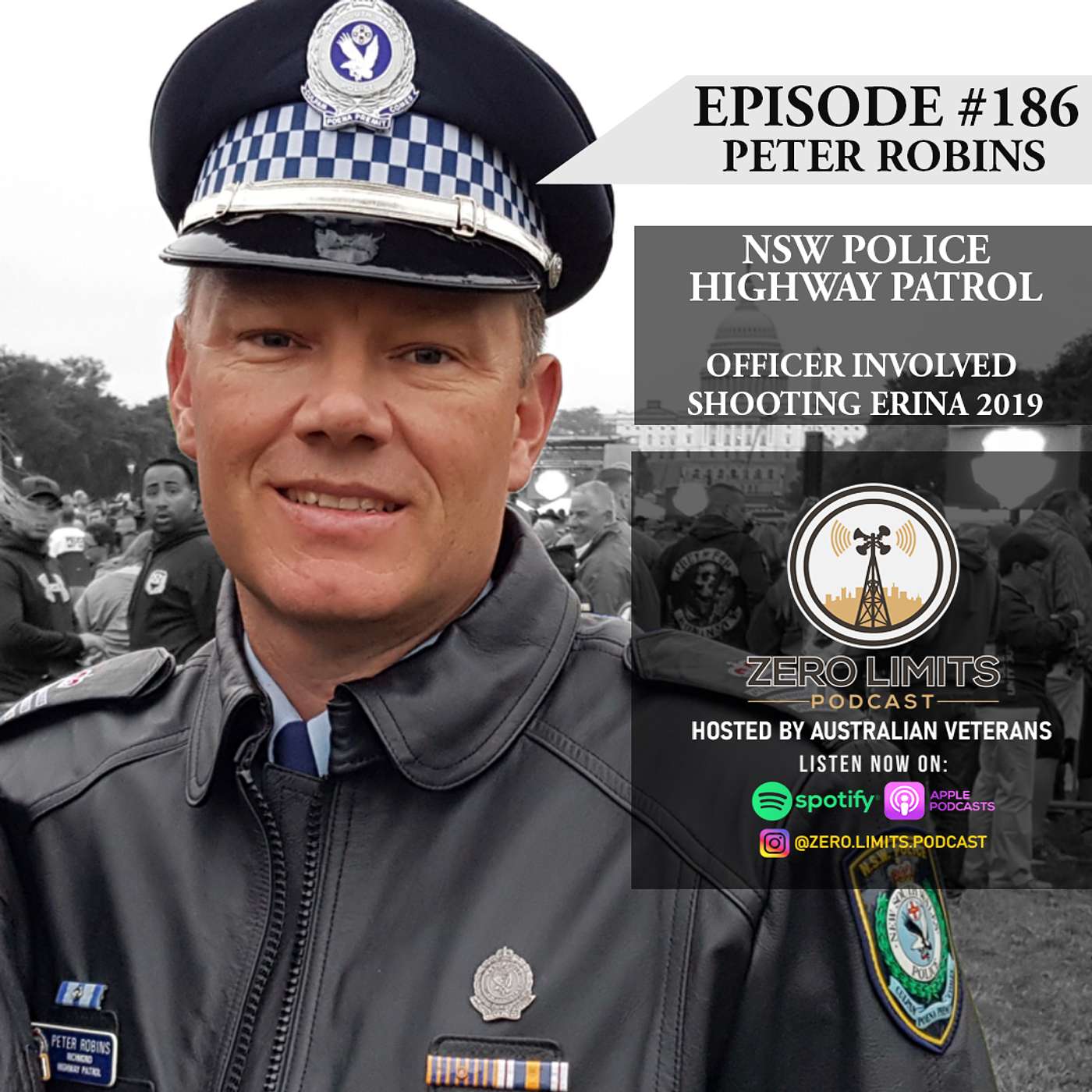 EP. 186 Peter Robins NSW Police Highway Patrol - Officer Involved Shooting Erina 2019