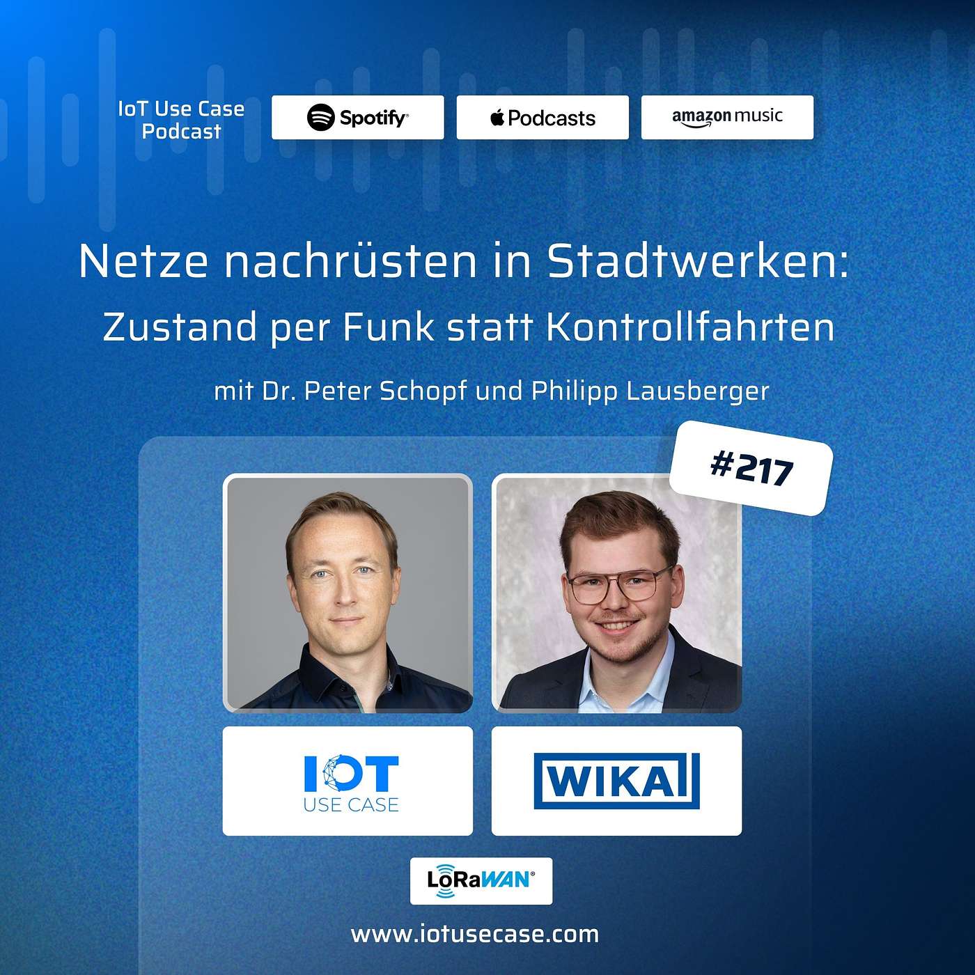 #217 | Netze nachrüsten in Stadtwerken: Zustand per Funk statt Kontrollfahrten | WIKA episode artwork