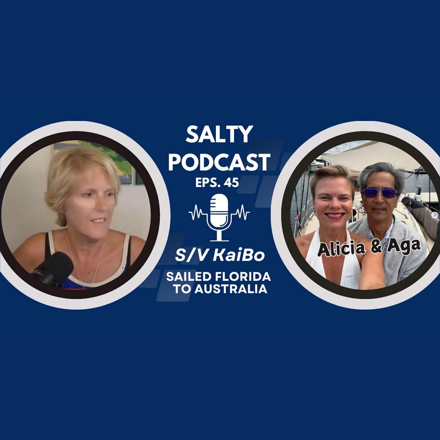 Salty Podcast #45 | Sailed Florida to Australia: SV KaiBo's Epic Island Packet 370 Adventure 🌏⛵