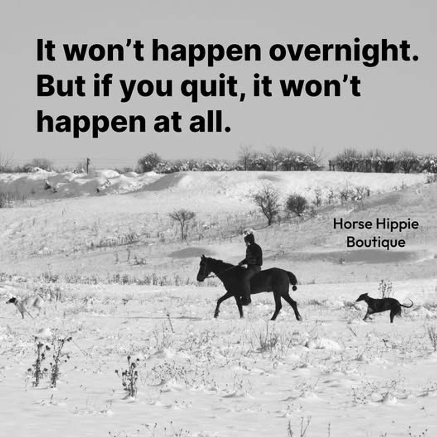 It Won’t Happen Overnight