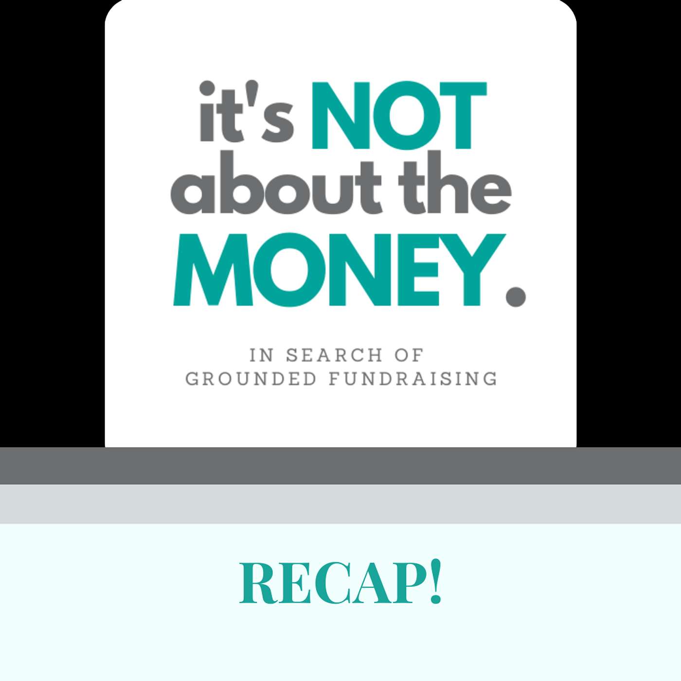 It\'s Not About the Money: In Search of Grounded Fundraising