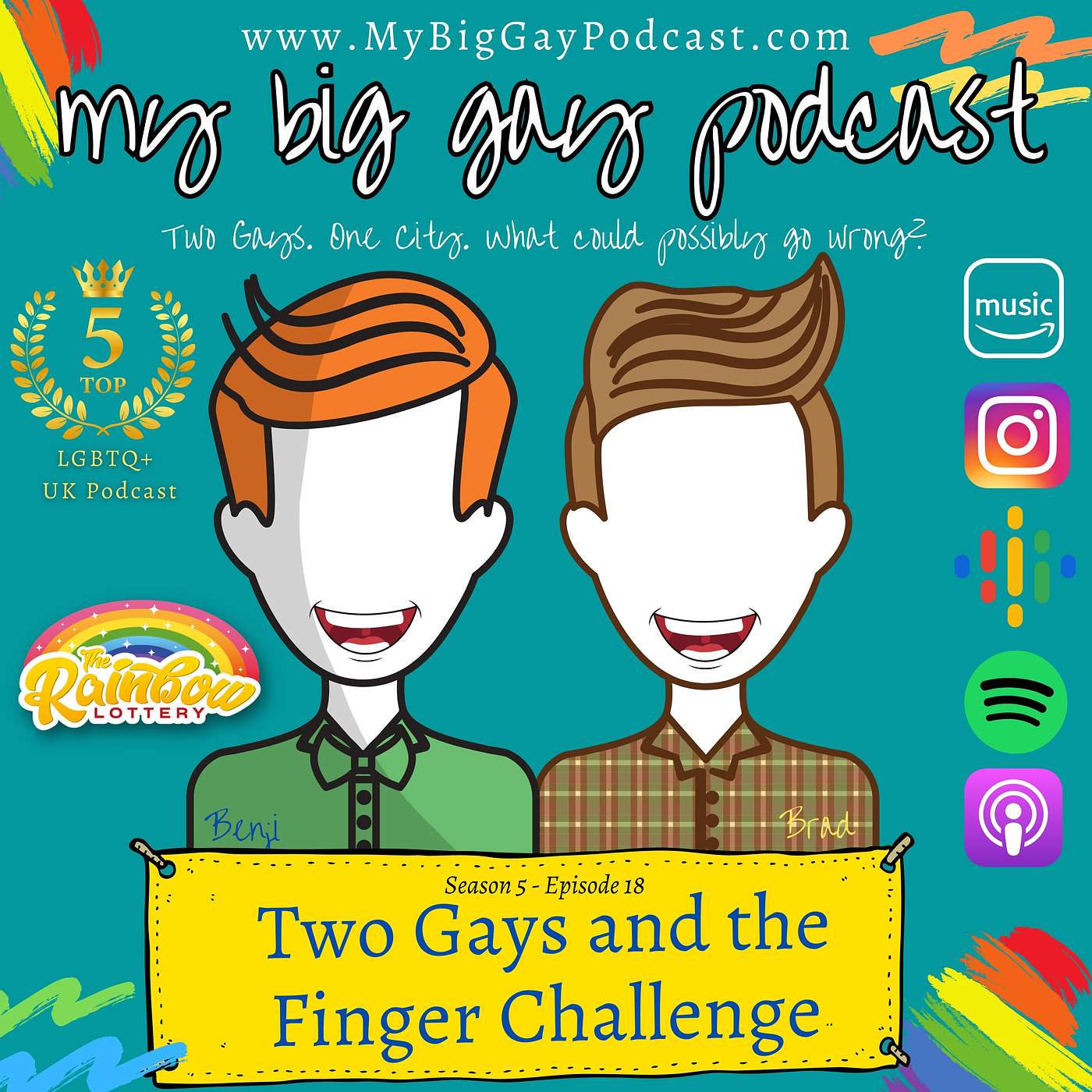 S5. Ep 18. Two Gays and the Finger Challenge