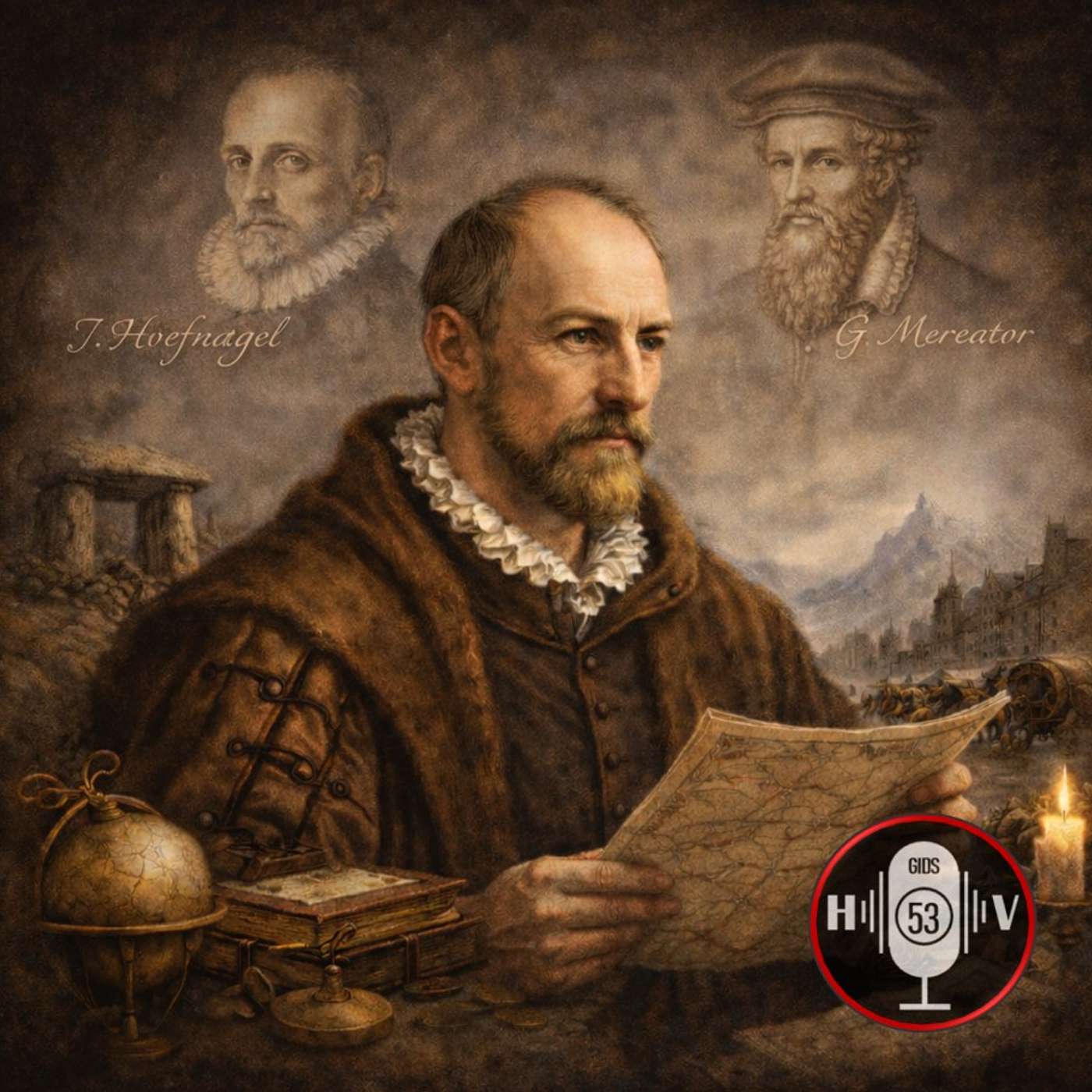 Ortelius op reis – Duitsland, Frankrijk, Engeland en Italië (1550-1598) | Abraham Ortelius | Reeks 9 #E02