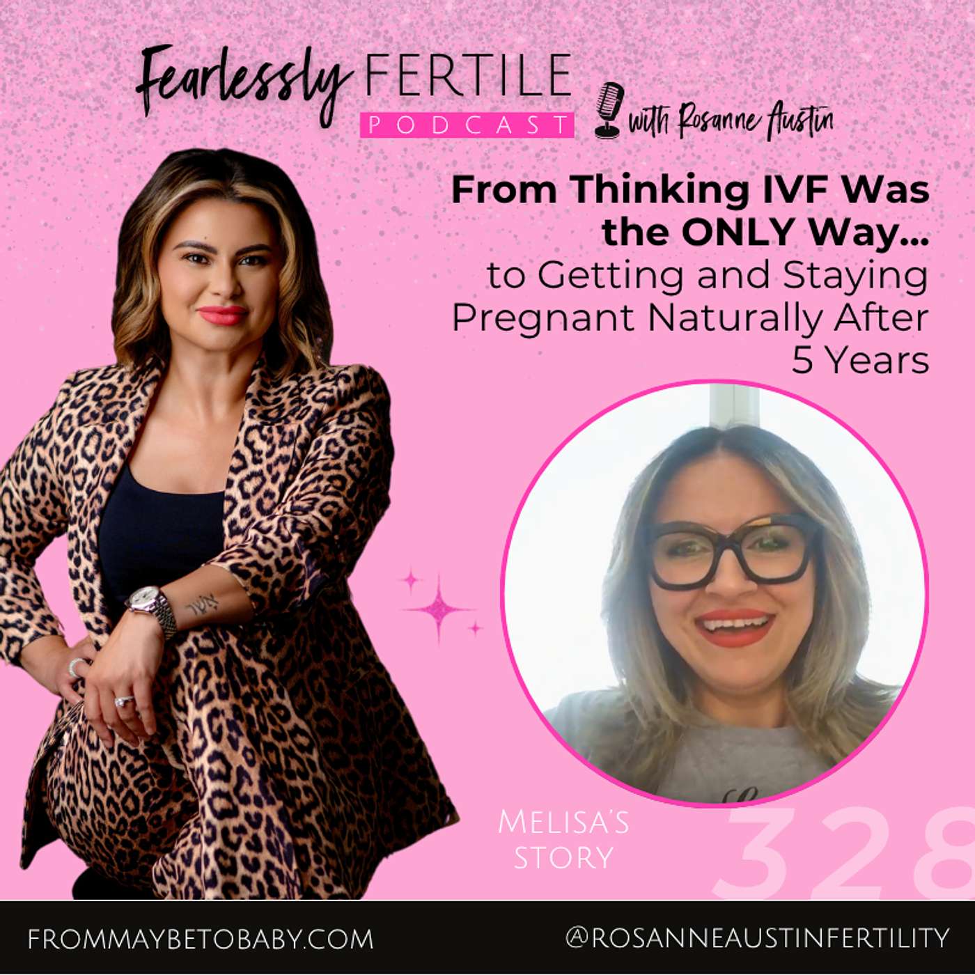 EP328: From Thinking IVF Was the ONLY Way to Getting and Staying Pregnant Naturally After 5 Years: Melisa's Story episode artwork