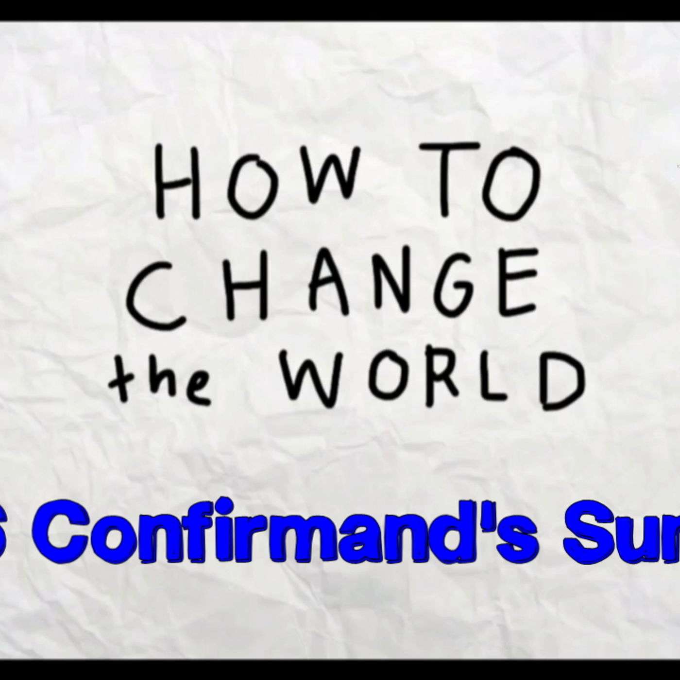 2016 Confirmand's Sunday