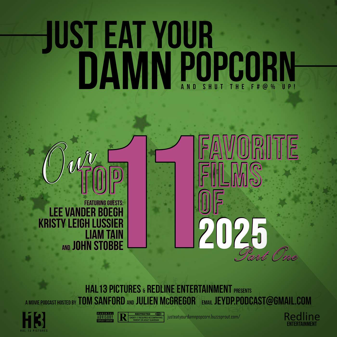 Ep.25 - Top 11 Favorite Films of 2025: PART ONE (feat. Lee Vander Boegh, Kristy Lussier, Liam Tain and John Stobbe): A Whole Lot of Chit-Chat and FNAF 2 is Lame! (Movies #6 - #11)