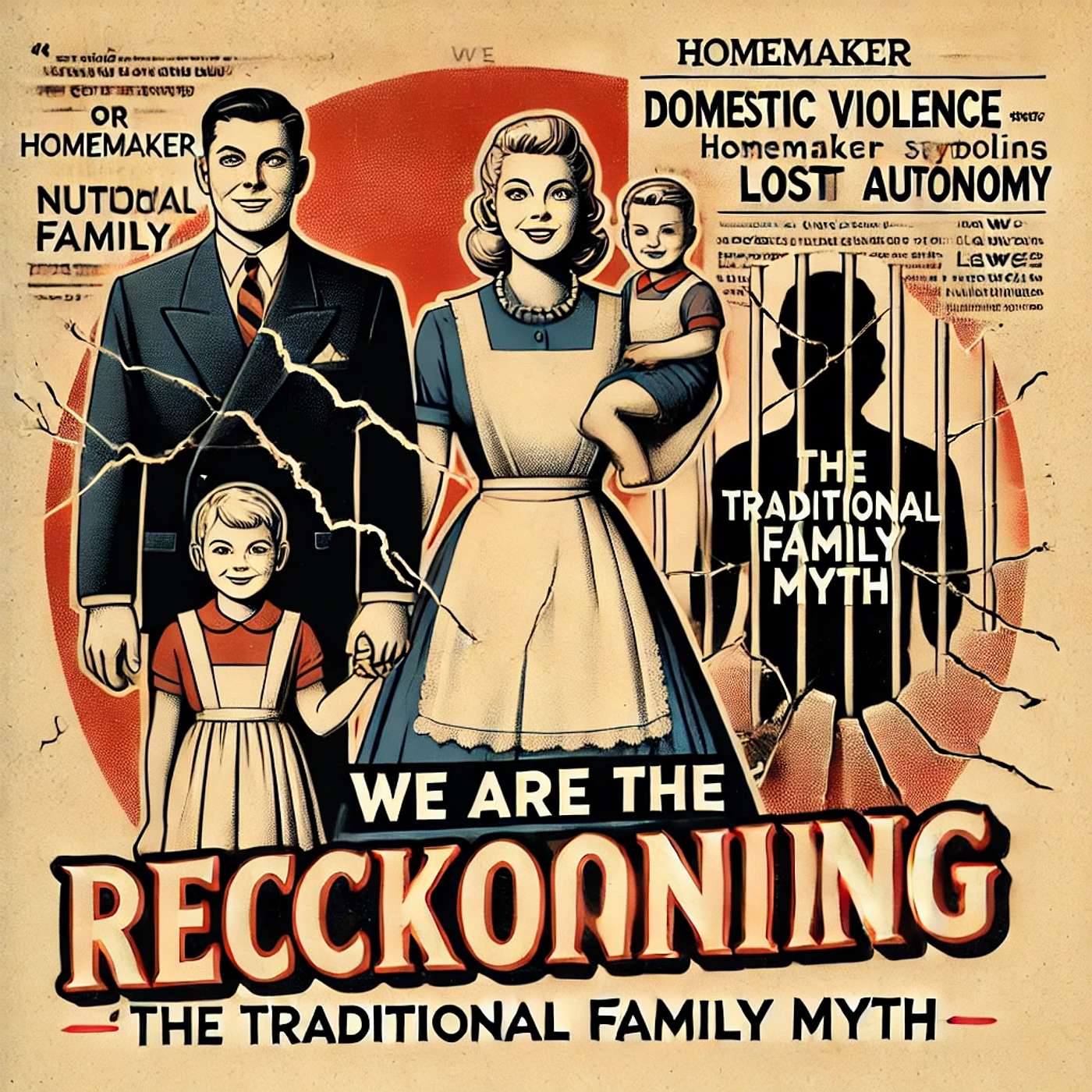 "The Traditional Family: A Manufactured Myth to Control Women" episode artwork