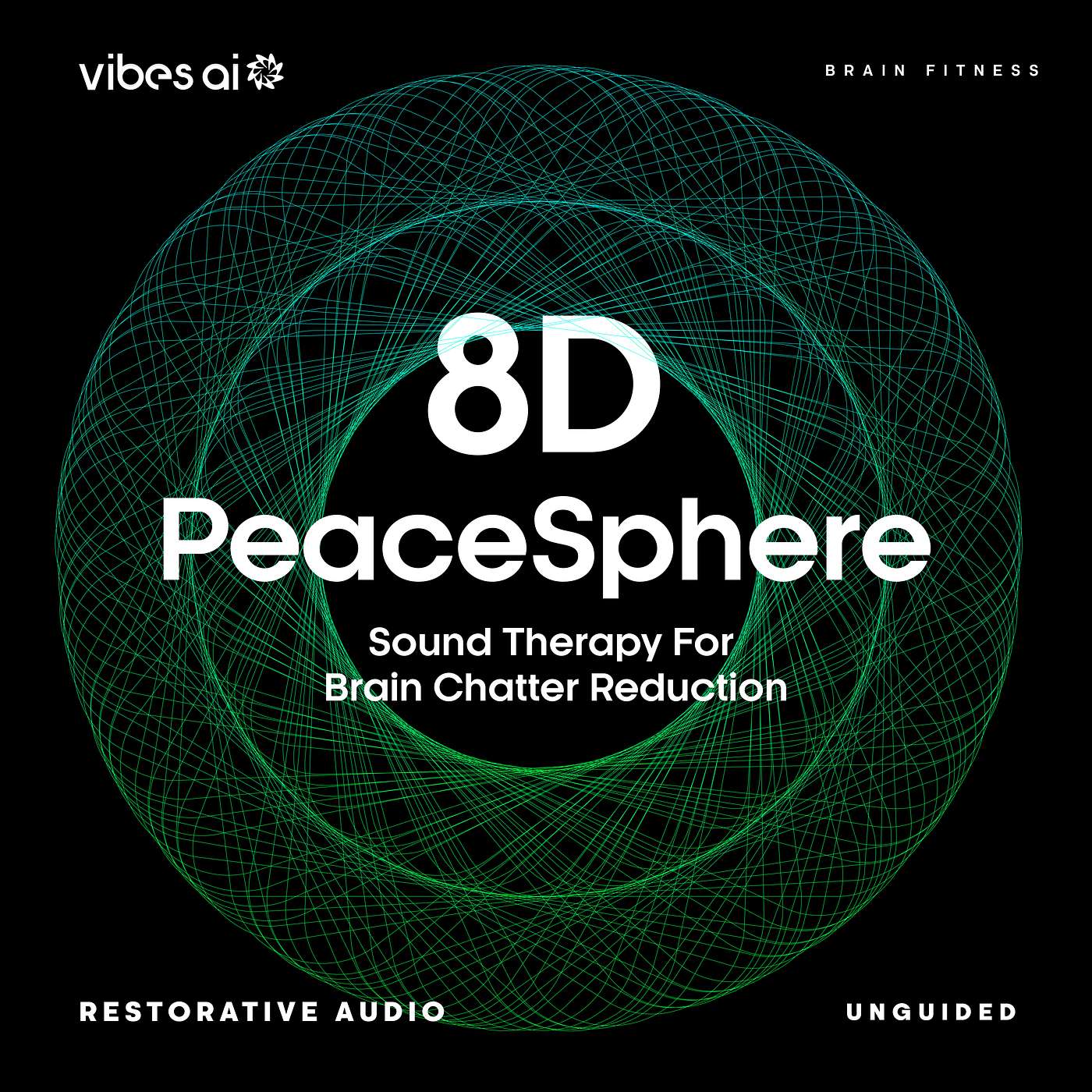 15 min 8D Peace Sphere (Unguided) - Cognitive Fitness Vibe