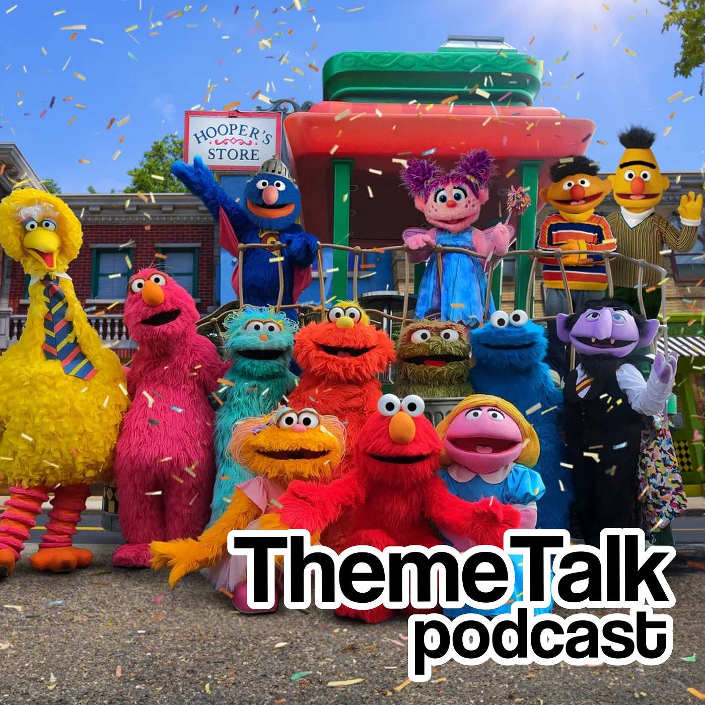 #342 - Pretparkjuice rond Elmo, Bert en Ernie