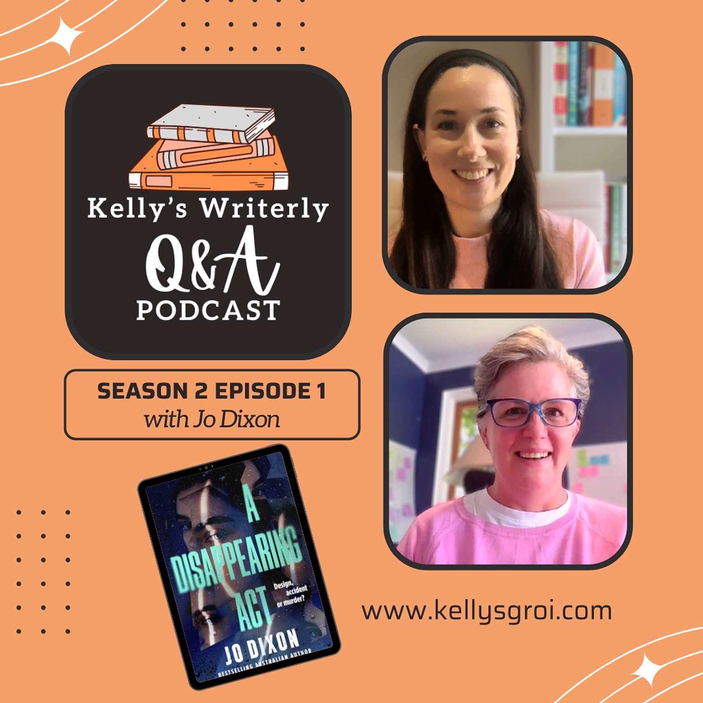 S2E1 Jan 2026 Q&A with Jo Dixon on A Disappearing Act