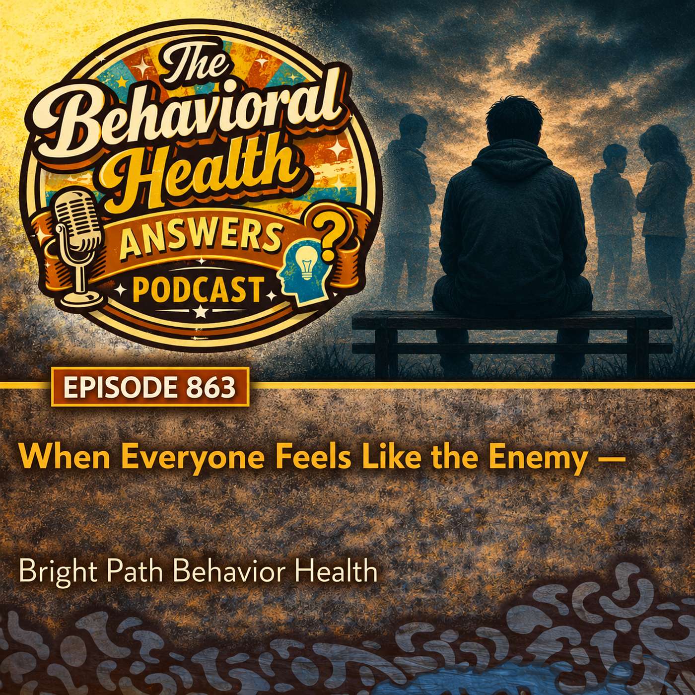 Episode 863: When Everyone Feels Like the Enemy | Bright Path Behavior Health episode artwork