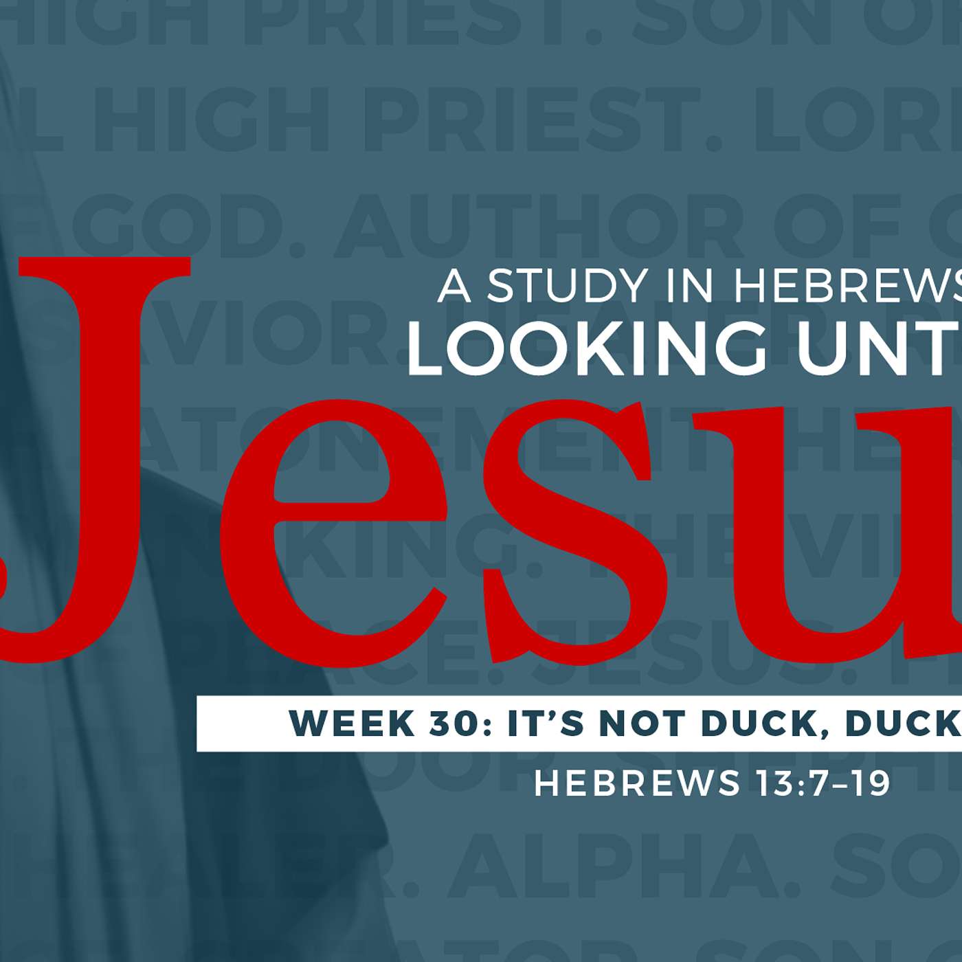 5-6-18 It's Not Duck, Duck, Goose #30 in series Hebrews: Looking Unto Jesus episode artwork