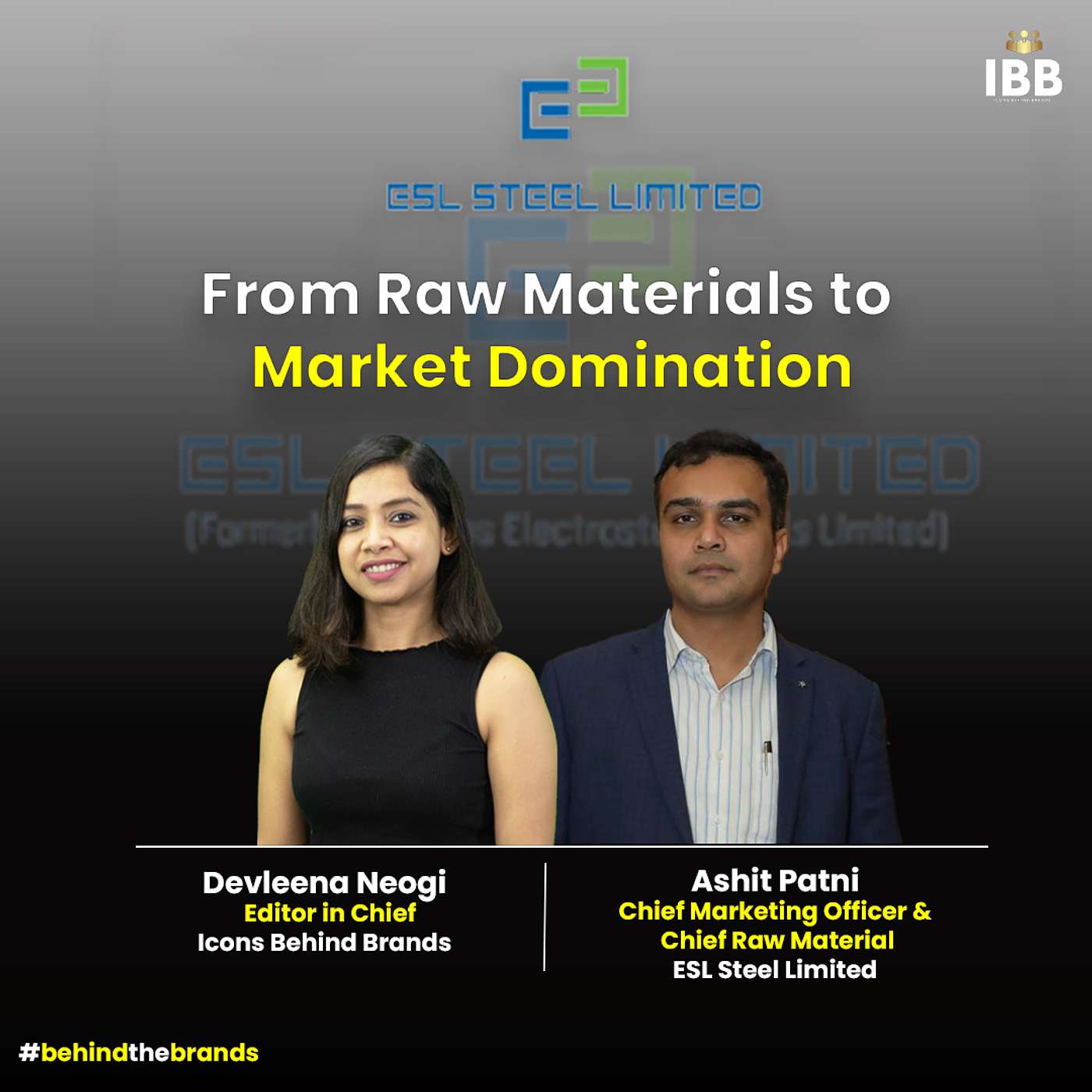 Steel Industry Leadership: Ashit Patni's Vision for Success | Icons behind brands