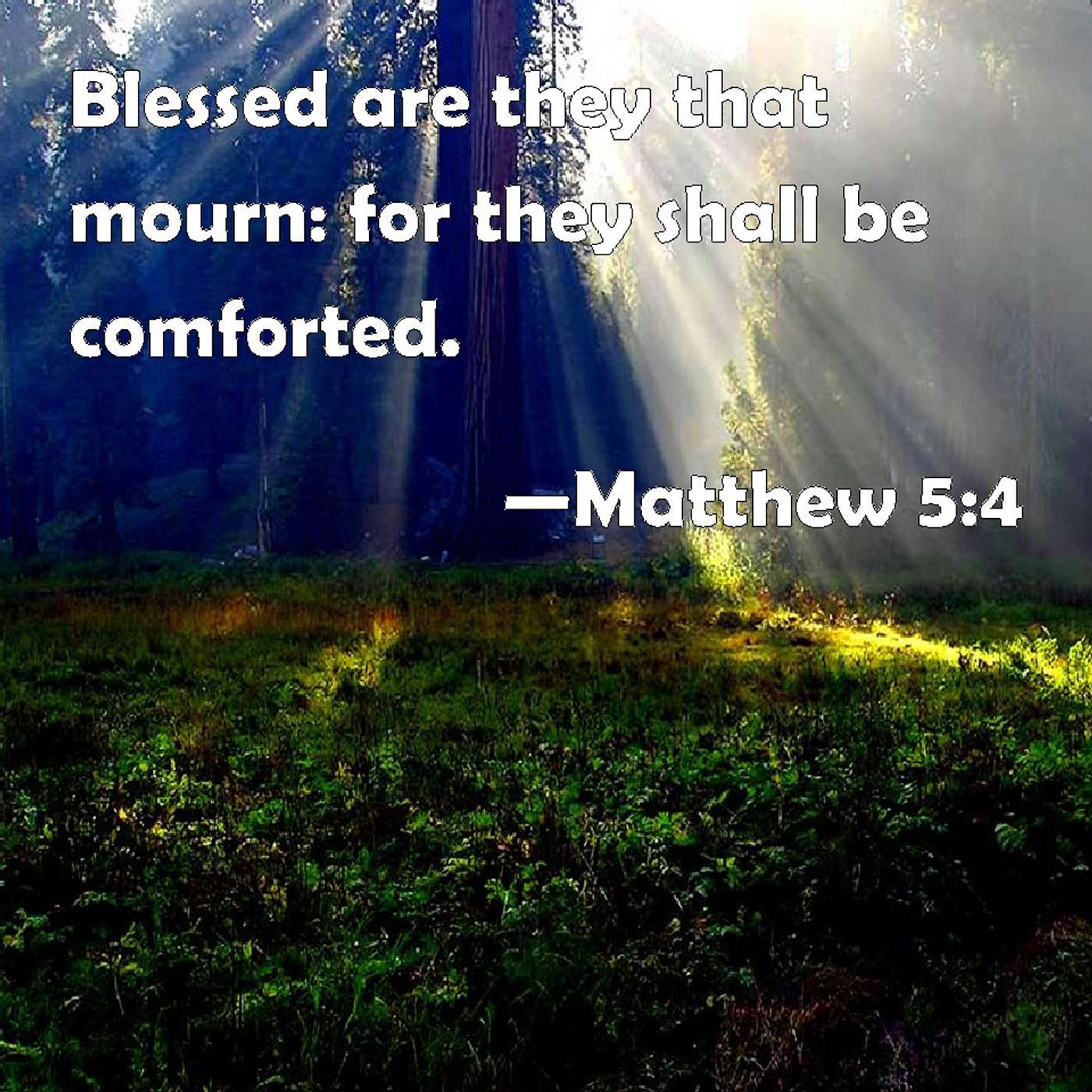 Blessed Are They That Mourn