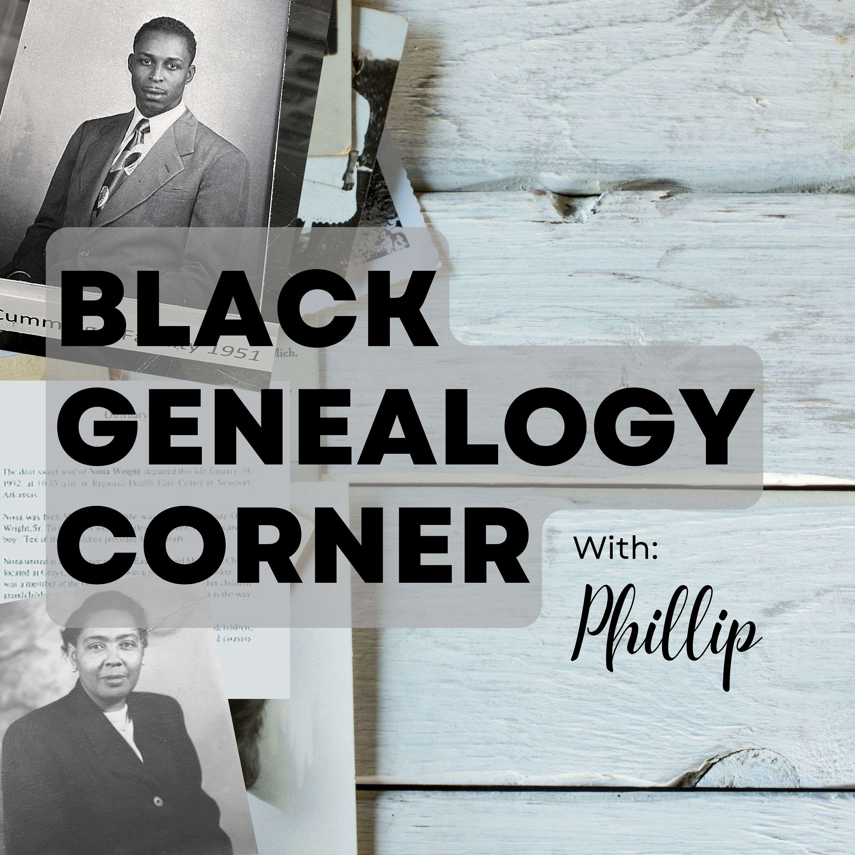 Black Genealogy Corner podcast artwork