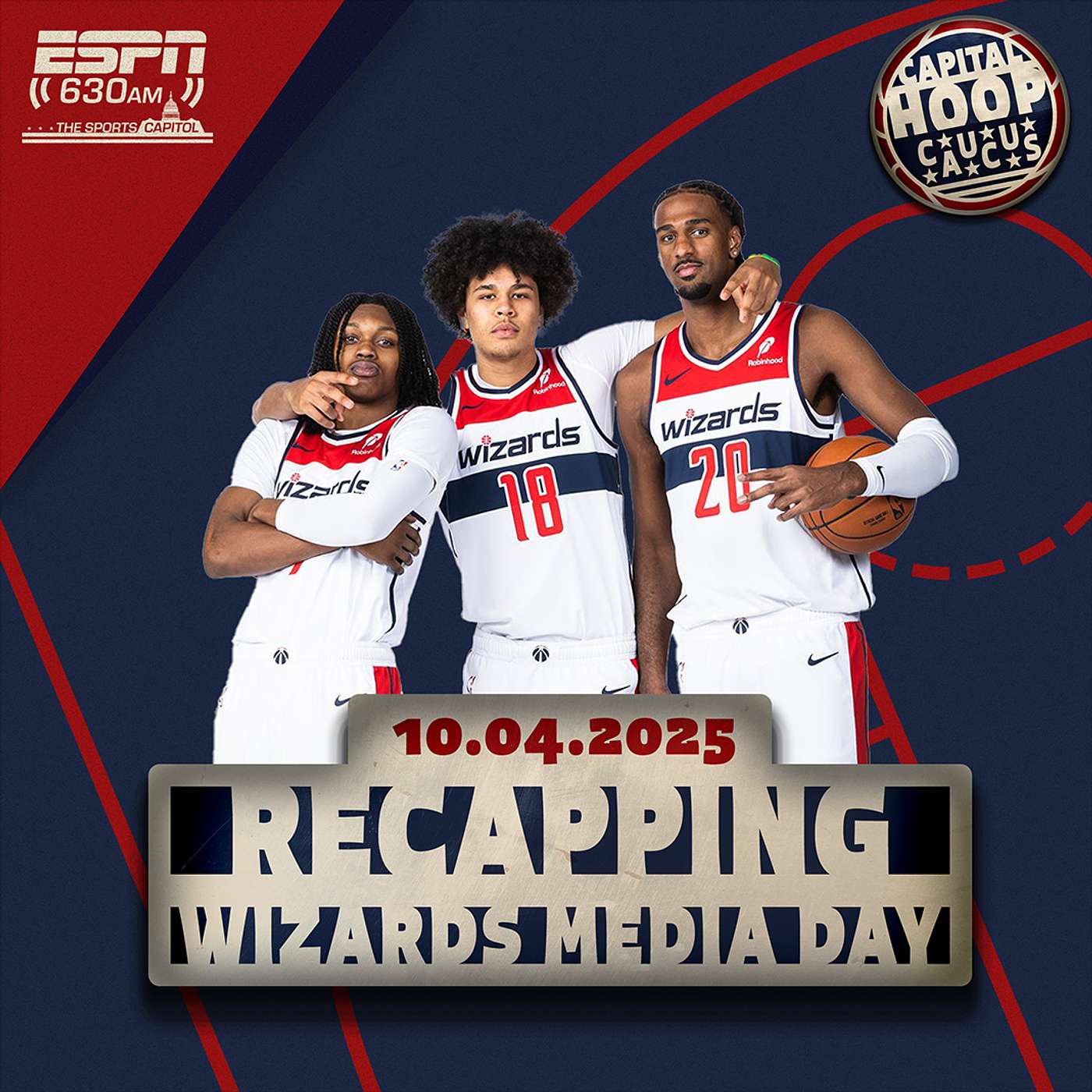 Wizards Media Day Recap, Previewing the Wizards' Bigs, and a Monumental Sports update with Kyle Wiedie