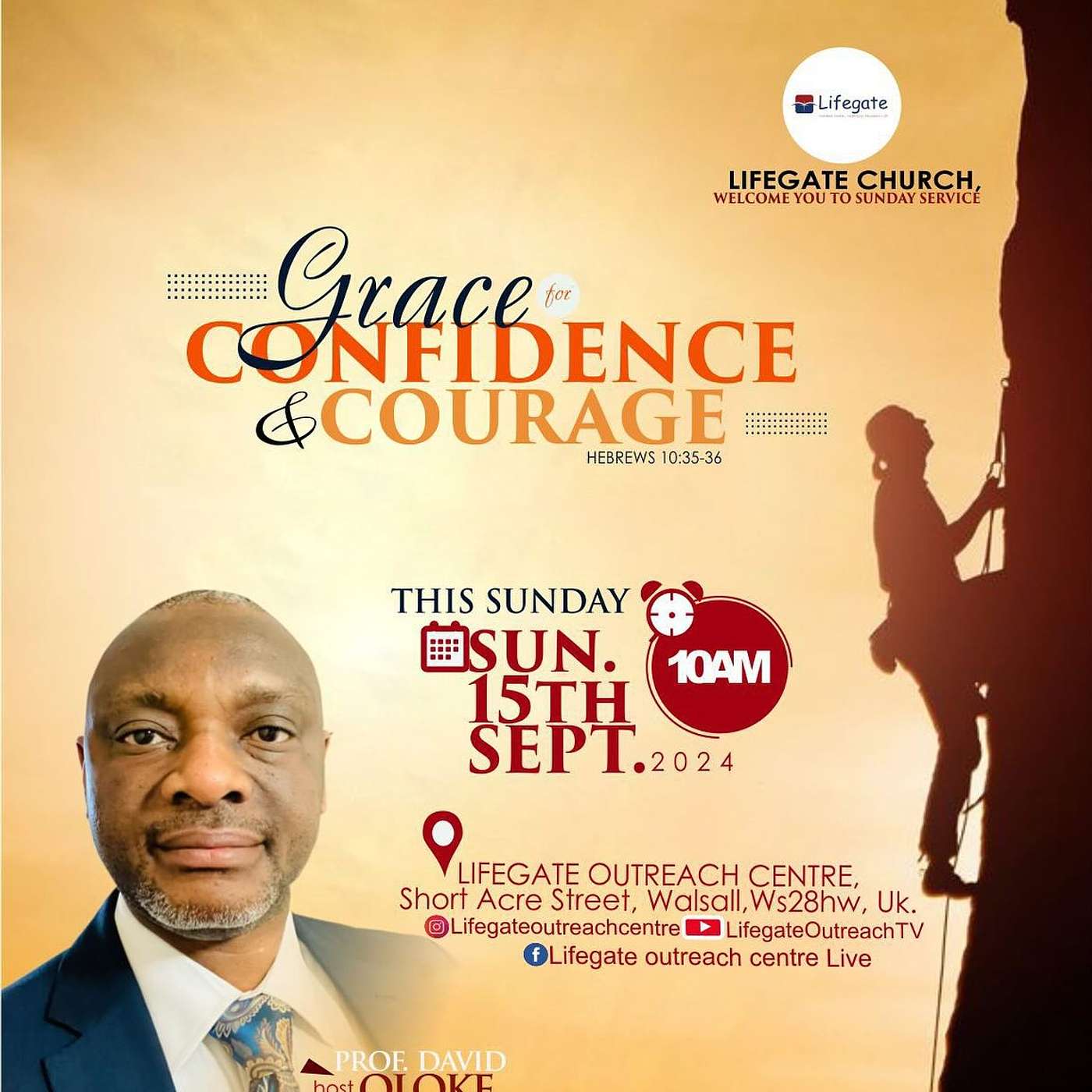 Grace for Confidence and Courage - Lifegate Church - 15.9.24 episode artwork