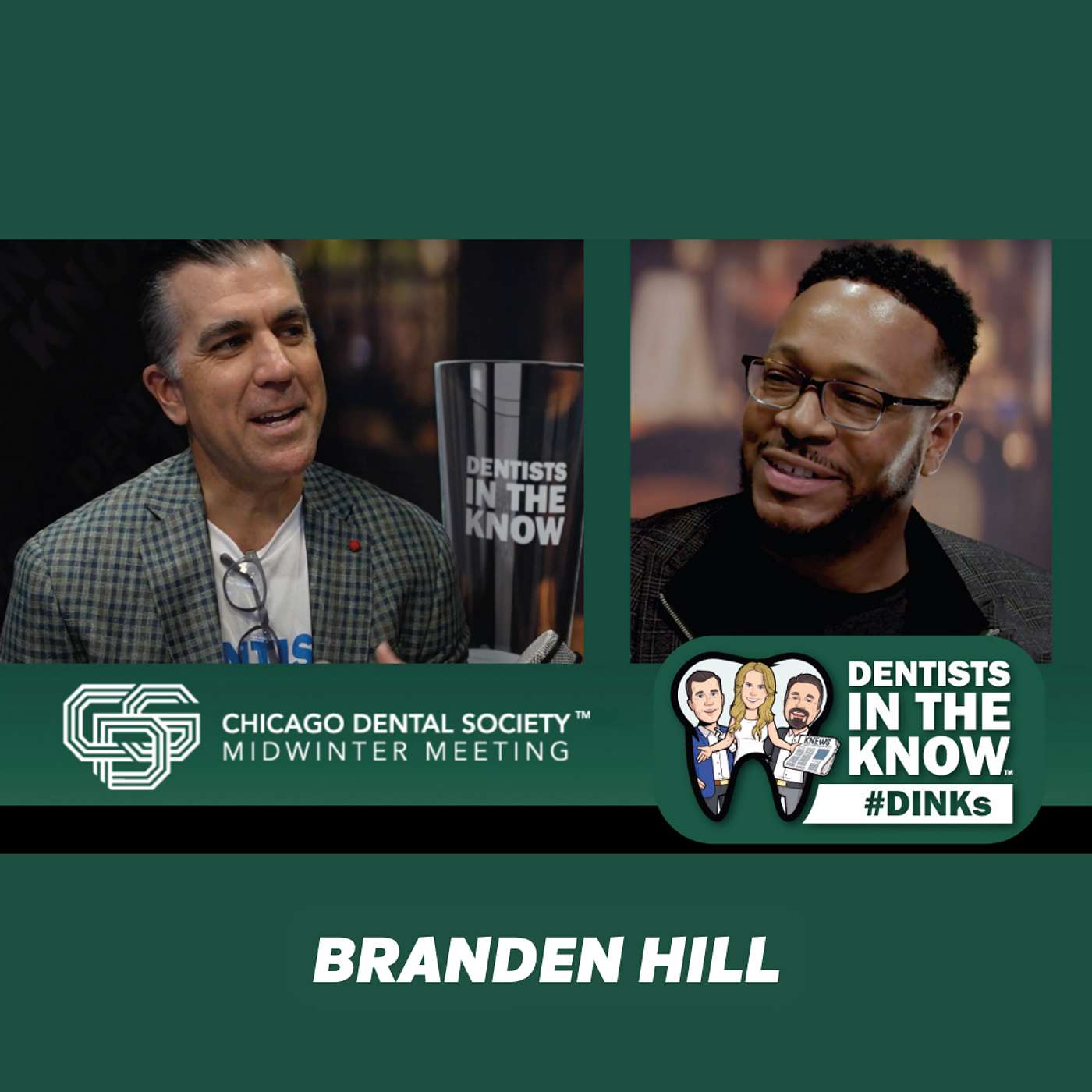 Branden Hill from Dental Nachos at Chicago Dental Society Midwinter Meeting 2024