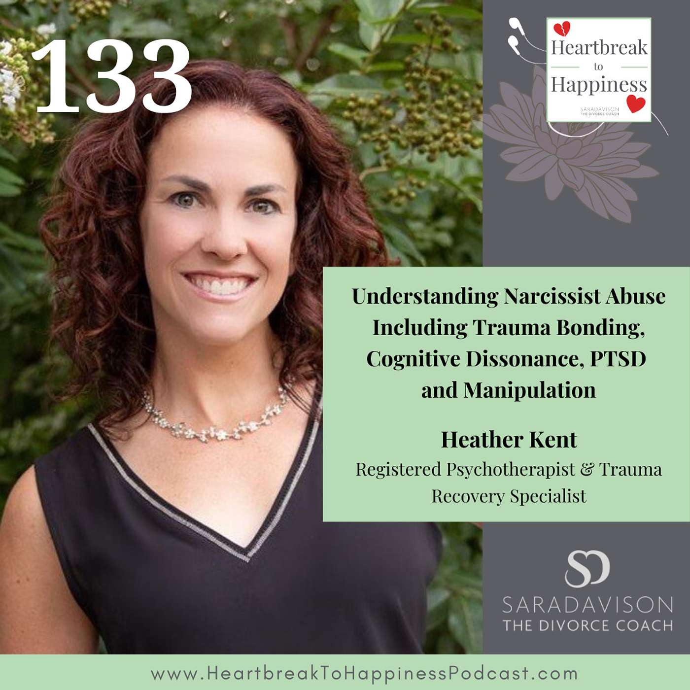 Understanding Narcissist Abuse Including Trauma Bonding, Cognitive Dissonance, PTSD and Manipulation, with Heather Kent episode artwork