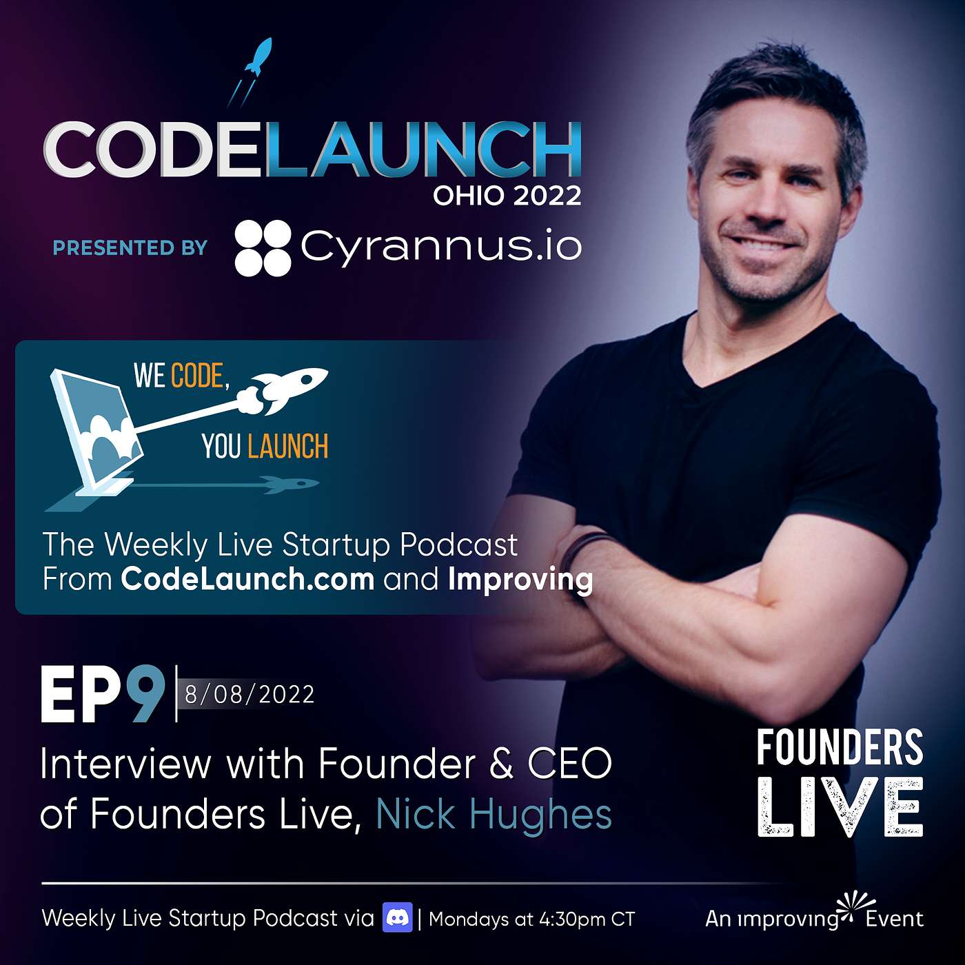 Ep. 9 | Interview with Founder & CEO of Founders Live, Nick Hughes episode artwork