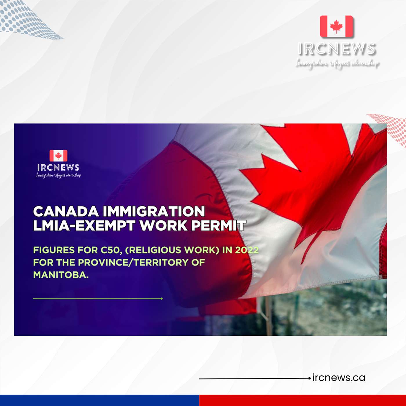 Canada Immigration LMIA-Exempt Work Permit figures for C50, (Religious work) in 2022 for the province/territory of British Columbia. episode artwork