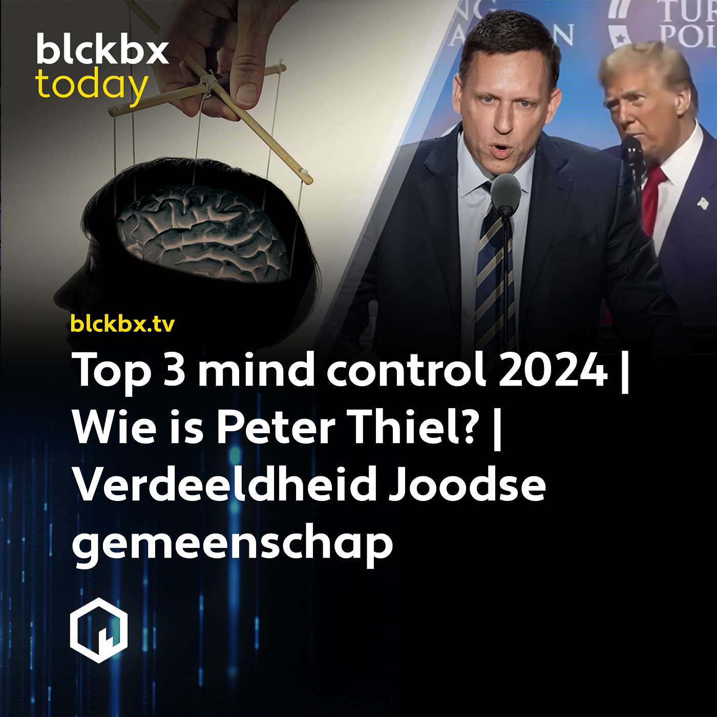 blckbx today: Top 3 mind control 2024 | Wie is Peter Thiel? | Verdeeldheid Joodse gemeenschap