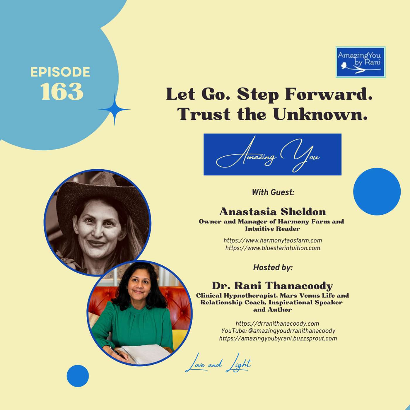 Episode 163: Let Go. Step Forward. Trust the Unknown with Anastasia Sheldon episode artwork