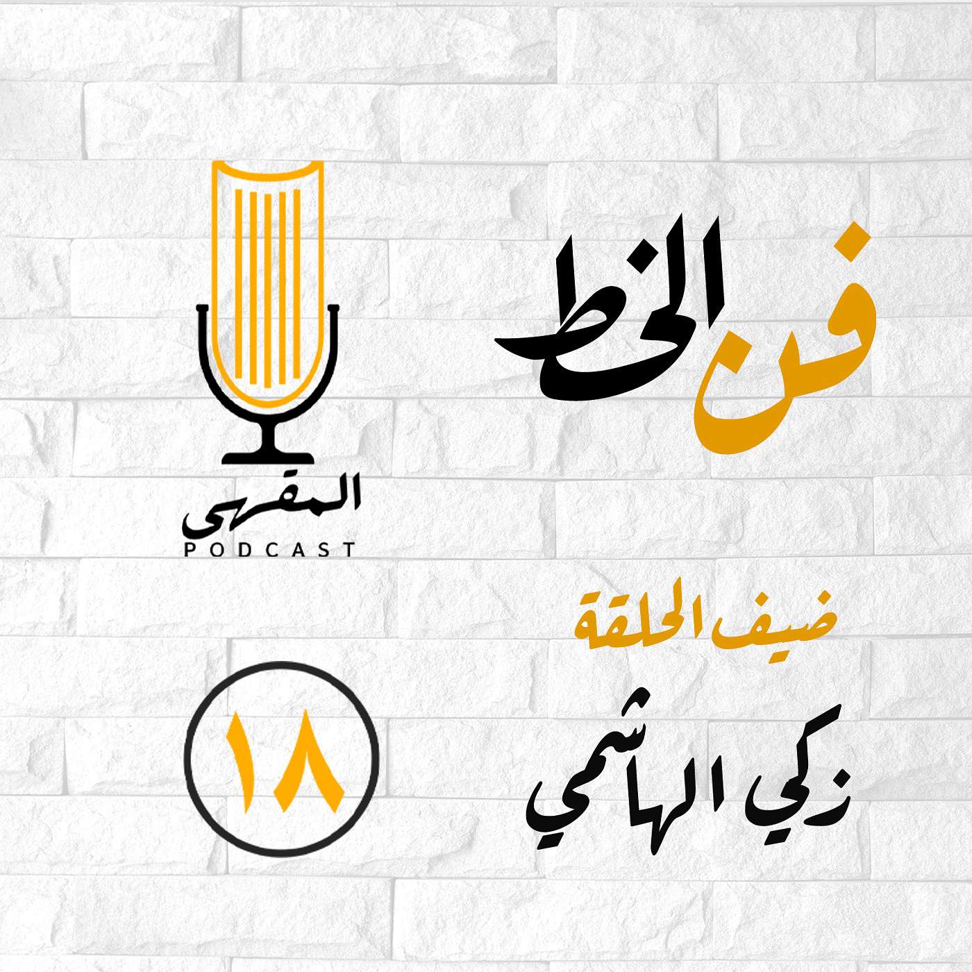 ١٨- فن الخط | زكي الهاشمي