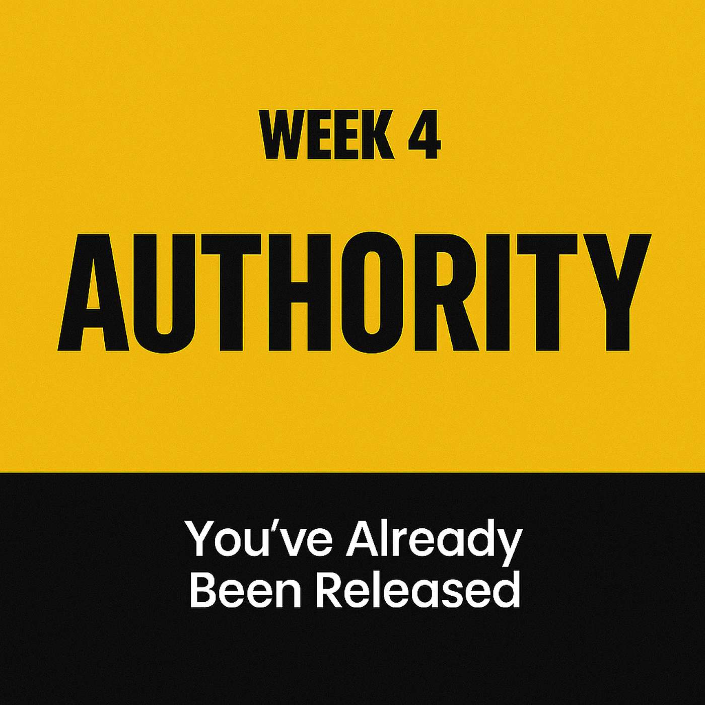 You’ve Already Been Released