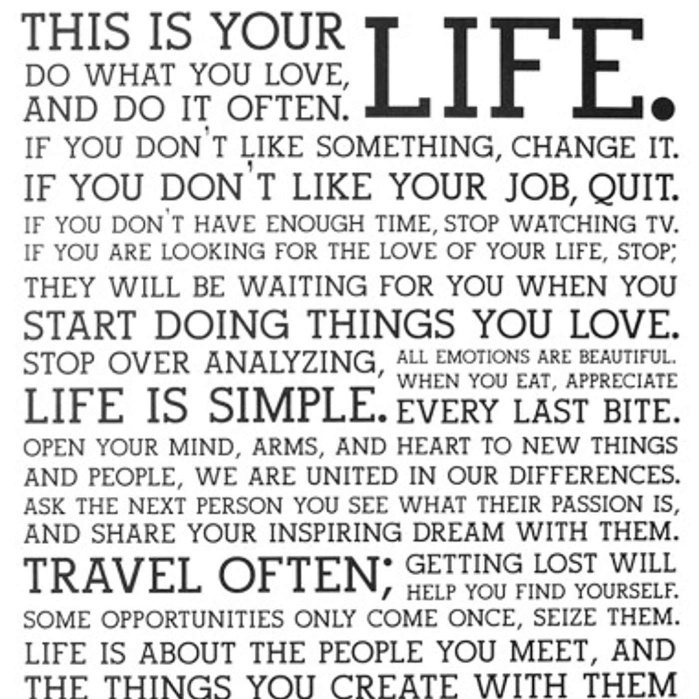 Episode 73: The Holstee Manifesto