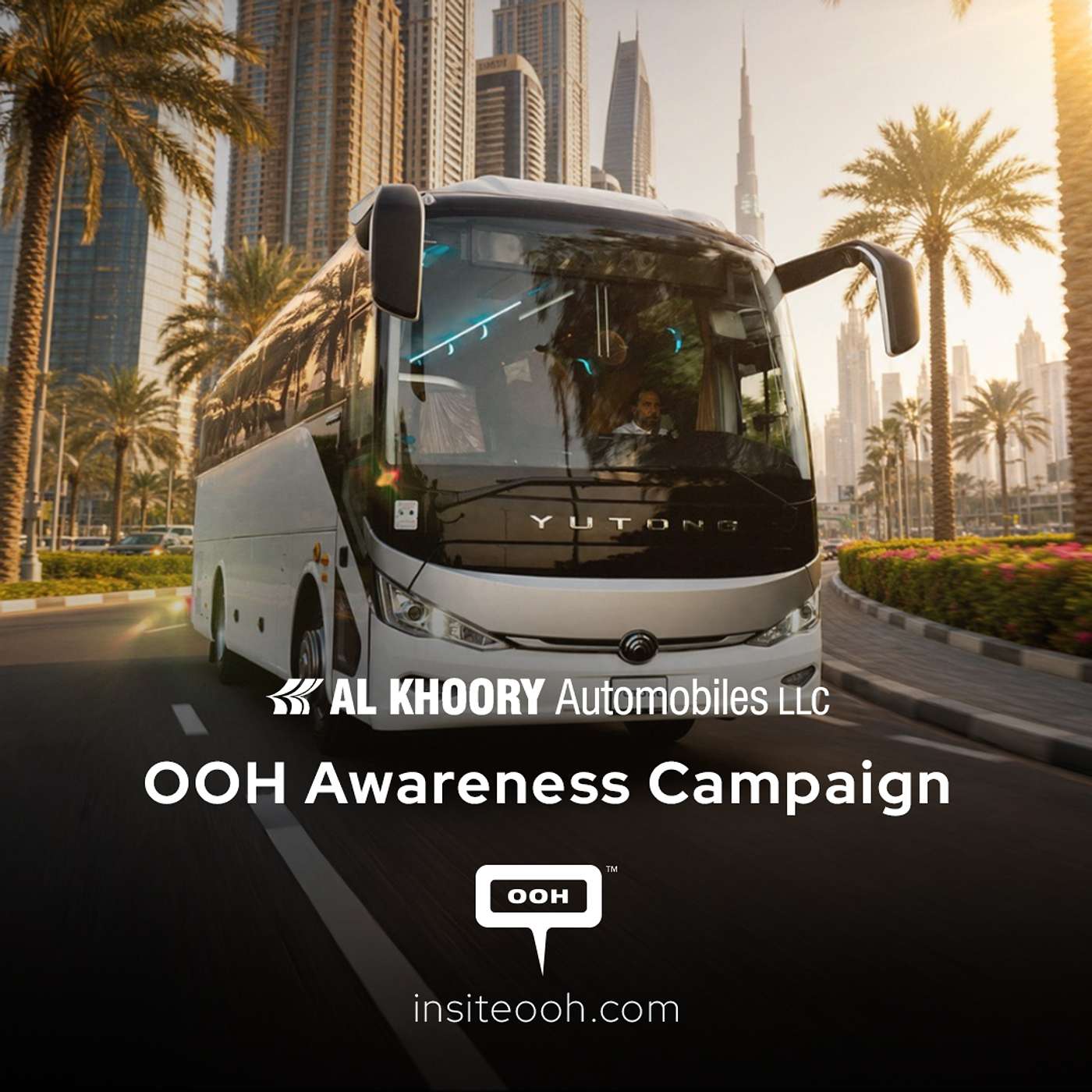 "Better Bus, Better Life": Al Khoory Automobiles Brings Yutong to Dubai's Billboards