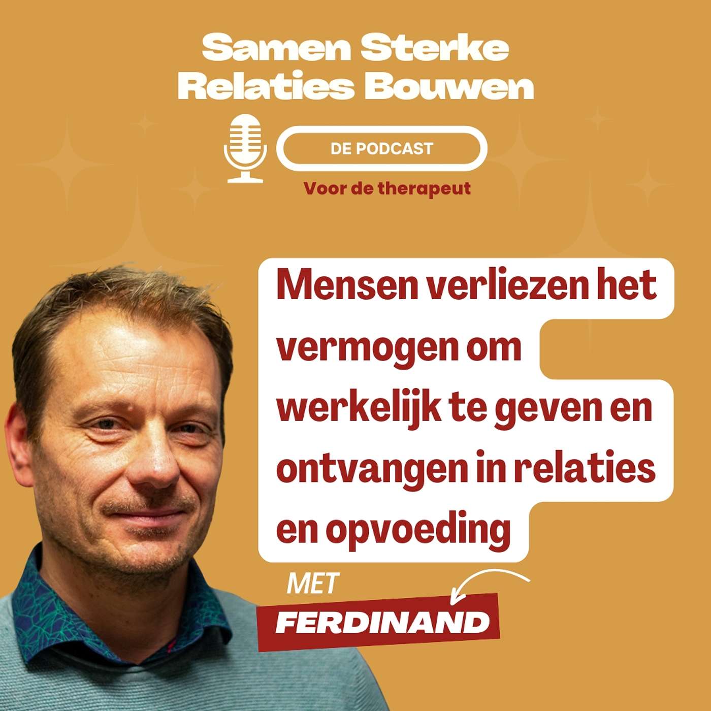 Mensen verliezen het vermogen om werkelijk te geven en ontvangen in relaties en opvoeding episode artwork