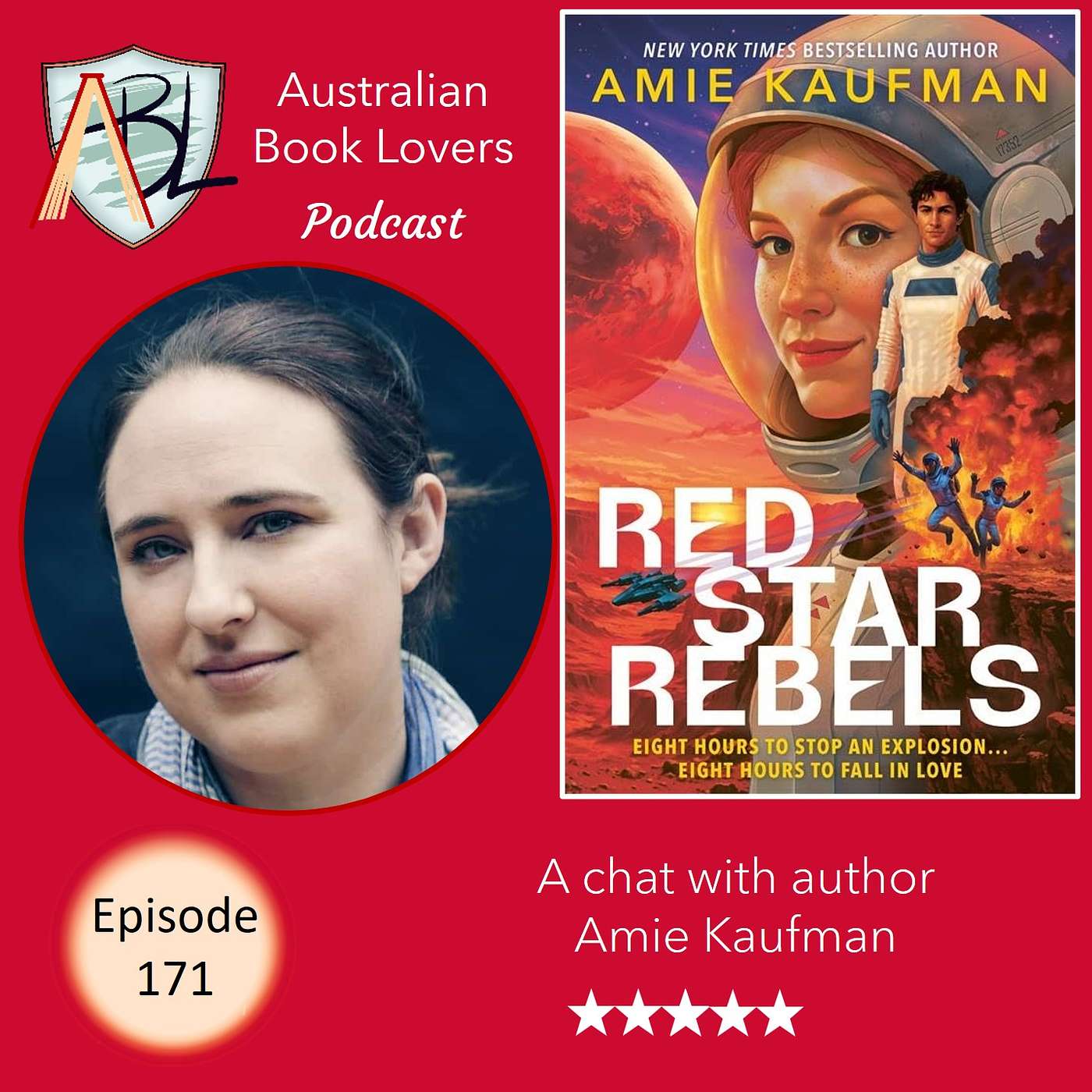 Author Amie Kaufman episode artwork