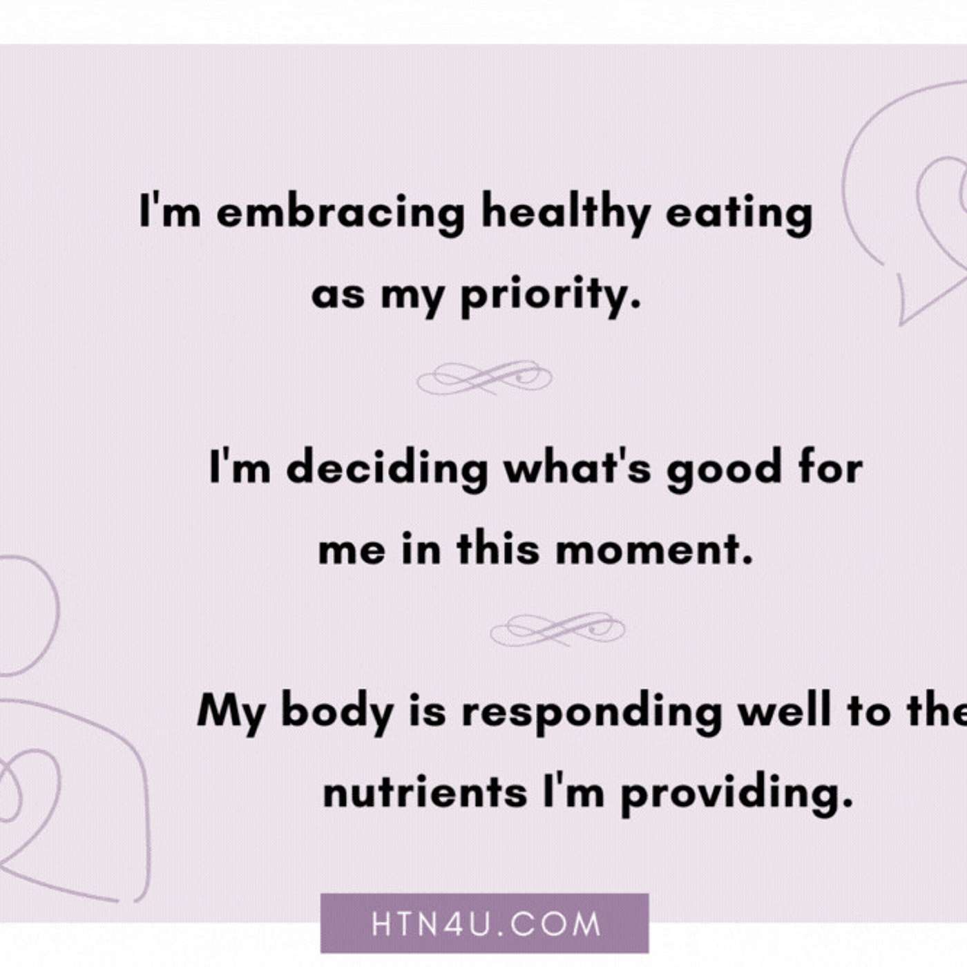 921: HTN4U Affirmations on Nutrition