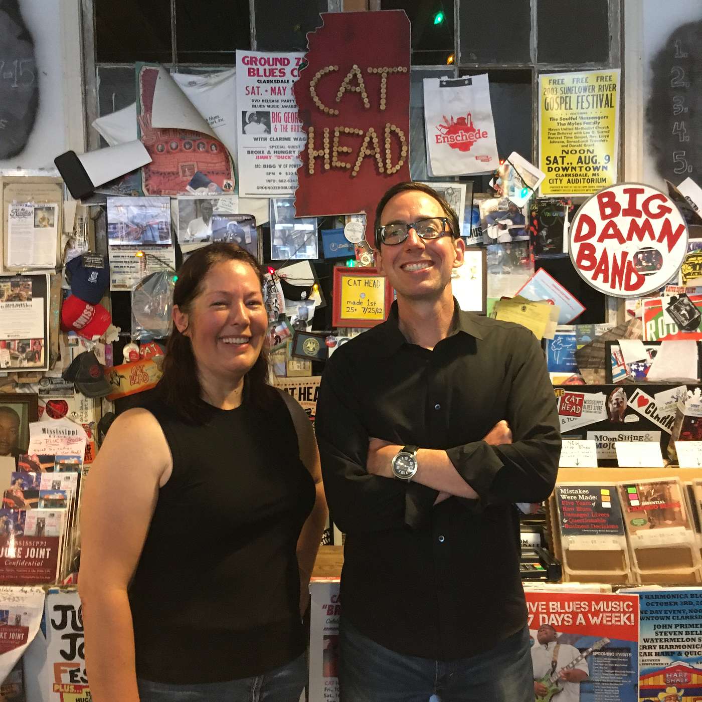 Clarksdale- Cat Head Blues Store and Artists