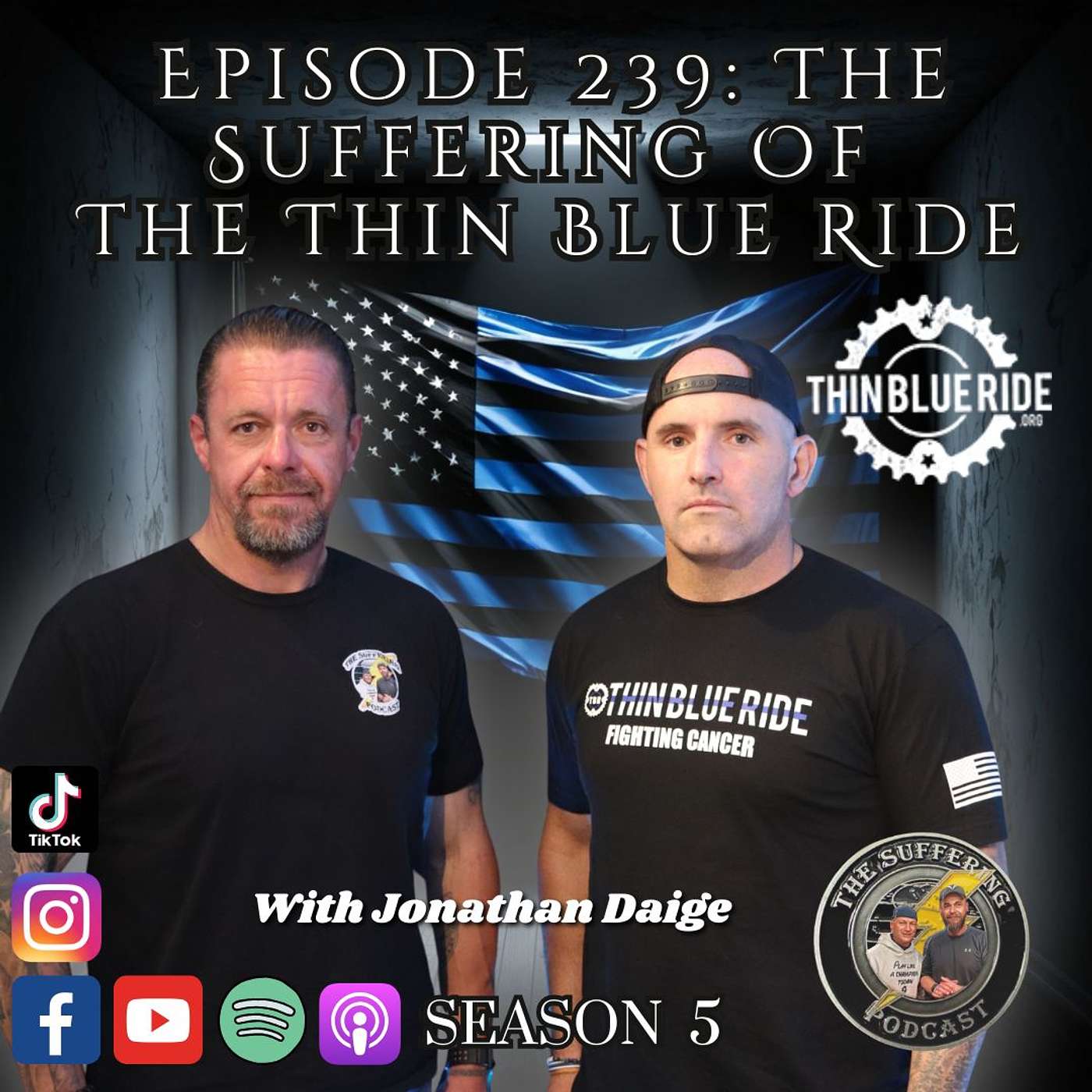 Episode 239: The Suffering of The Thin Blue Ride with Jonathan Daige