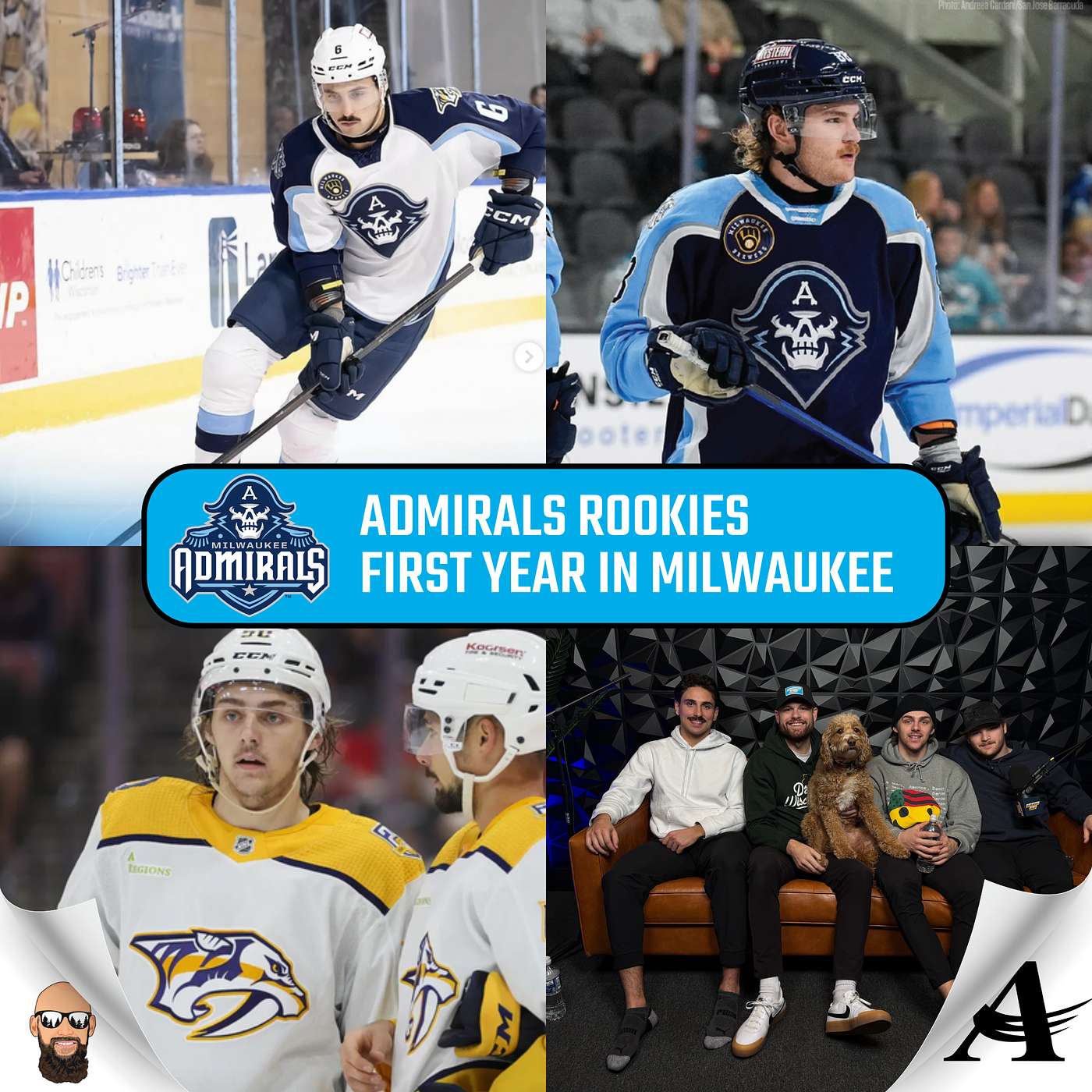 Admirals Rookies (and roommates) first year in MKE: Andrew Gibson, Oasiz Wiesblatt, Tanner Molendyk,