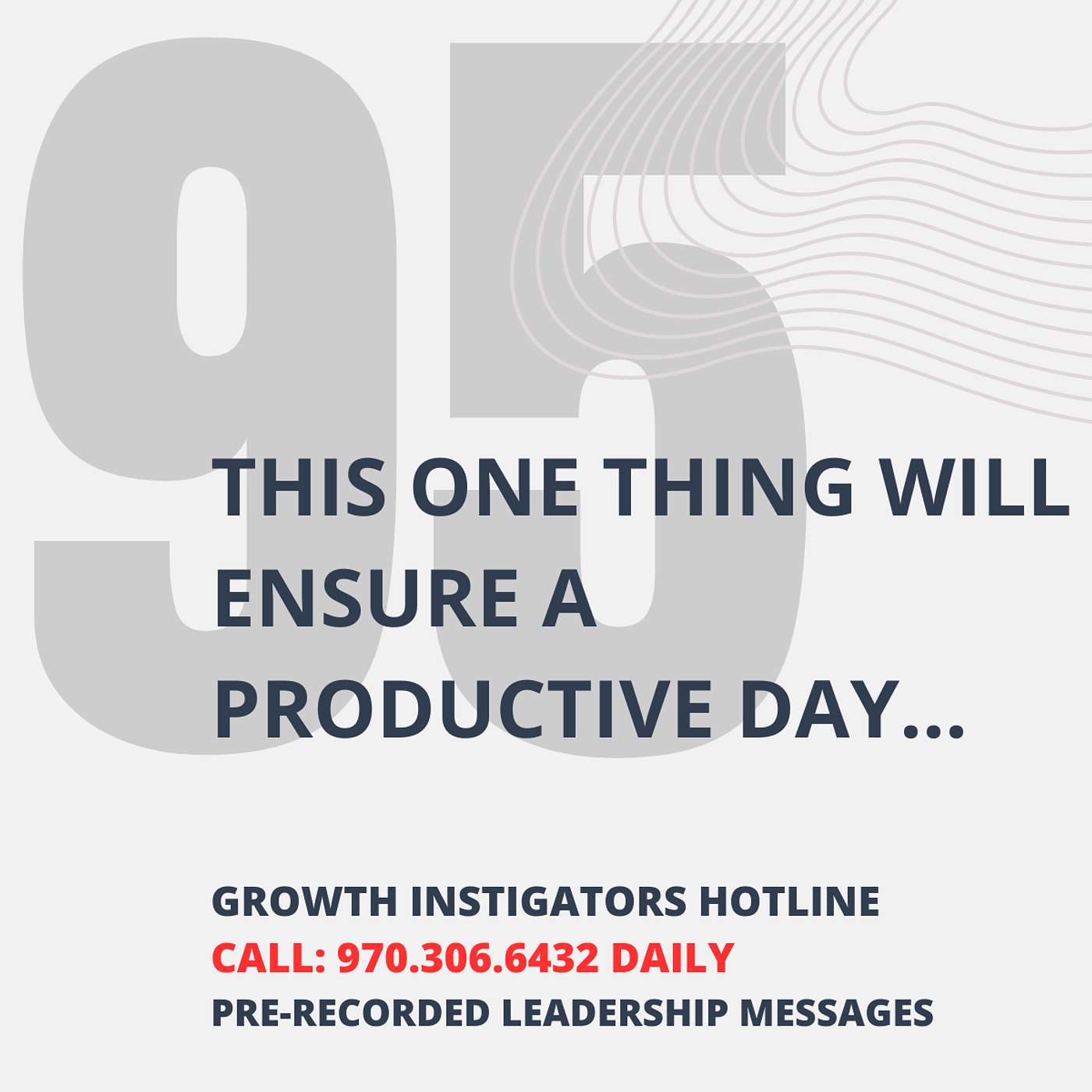 #95 This one thing will ensure a productive day episode artwork