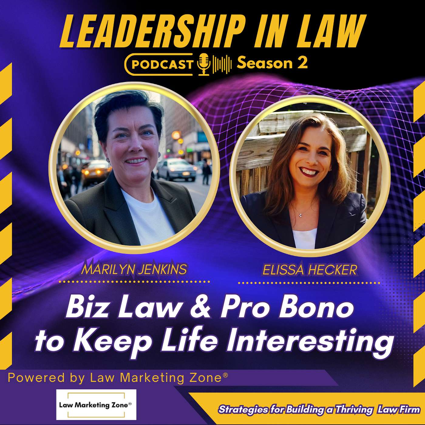 S02E65 Biz Law & Pro Bono to Keep Life Interesting with Elissa Hecker