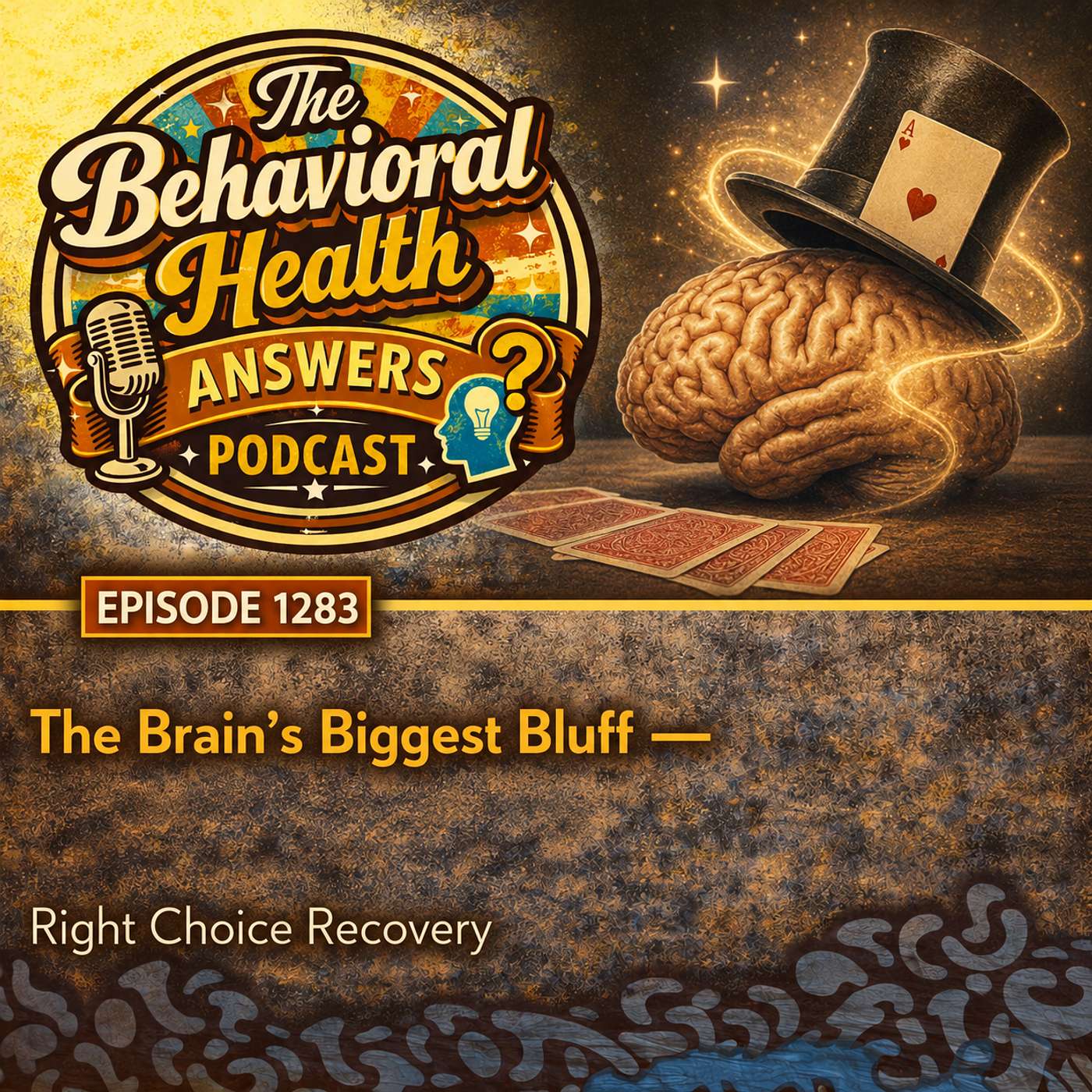 Episode 1283: The Brain's Biggest Bluff | Right Choice Recovery episode artwork
