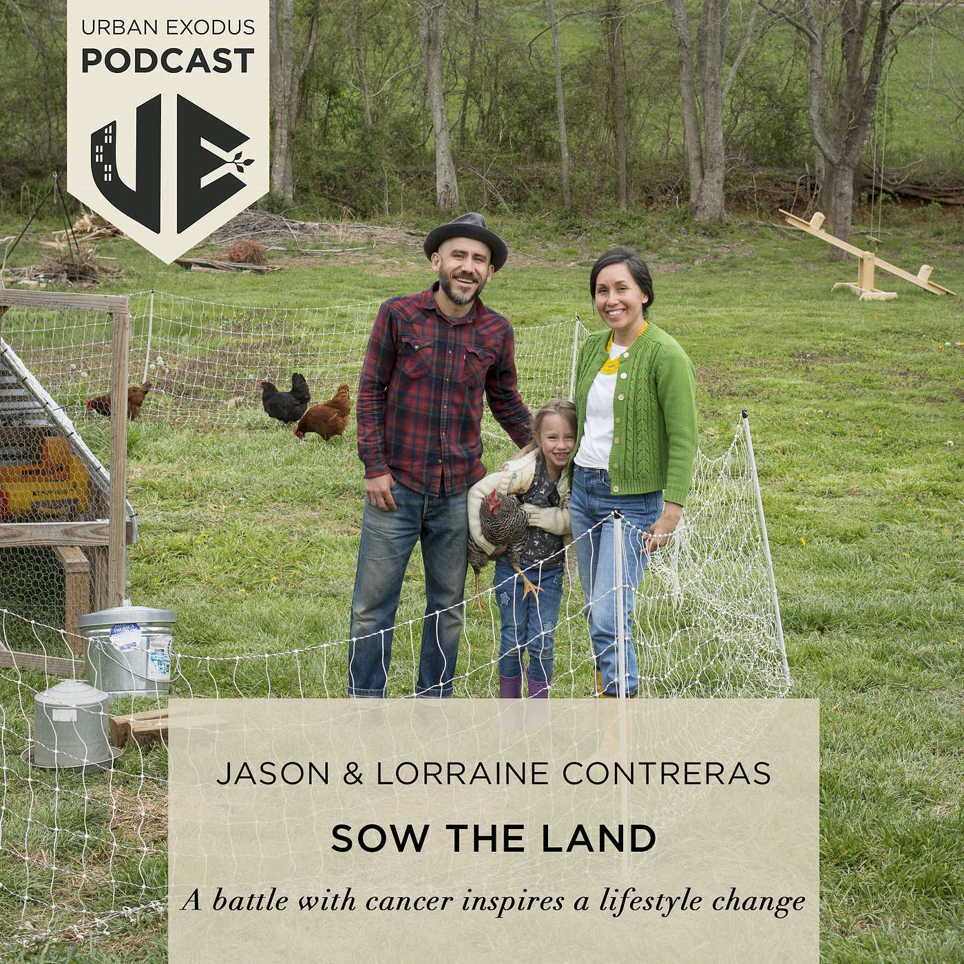E5: Cancer's wake-up call inspired a path to homesteading | Jason & Lorraine Contreras of Sow the Land in rural NC episode artwork