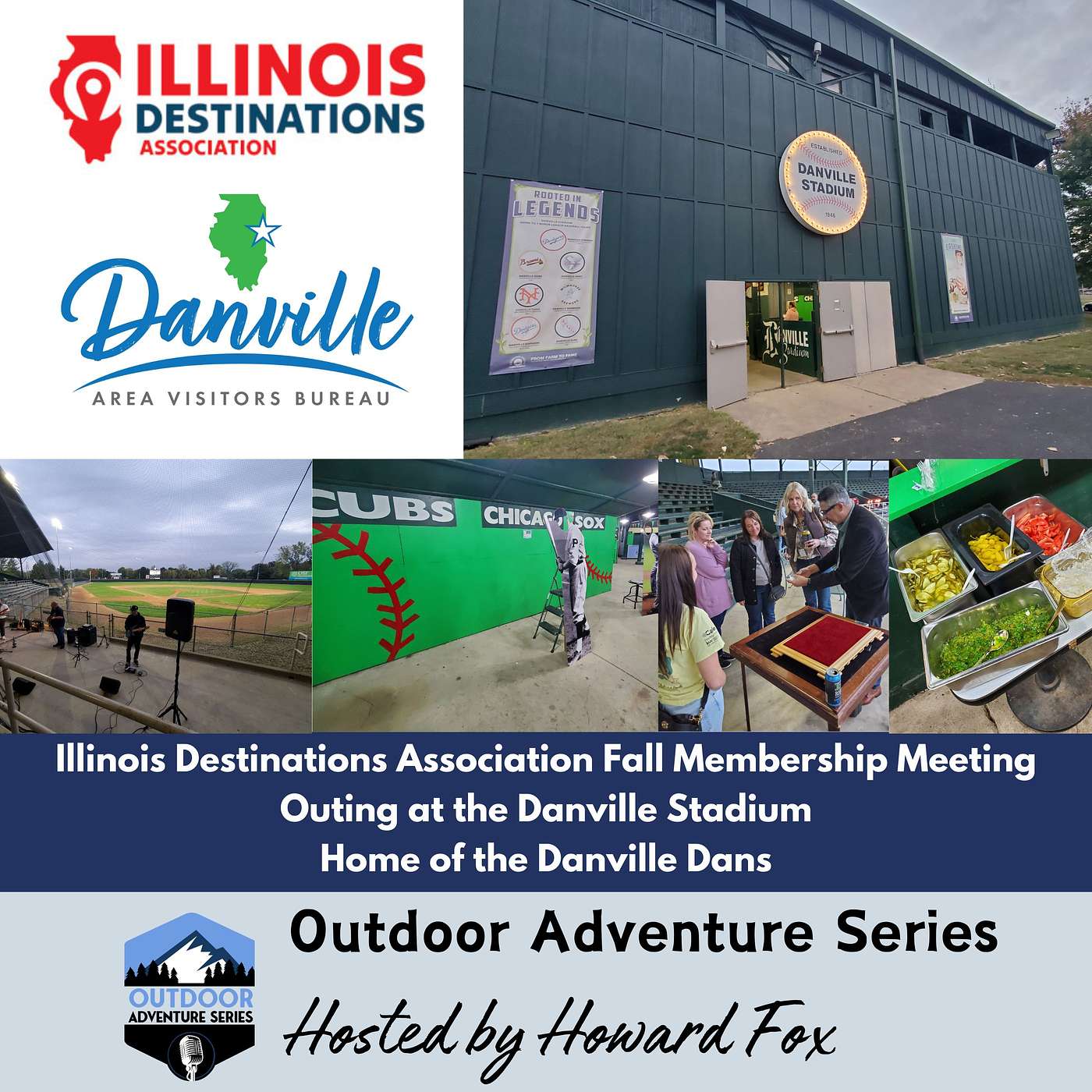 Illinois Destinations Associations Fall Meeting - Outing at the Danville Dans Stadium