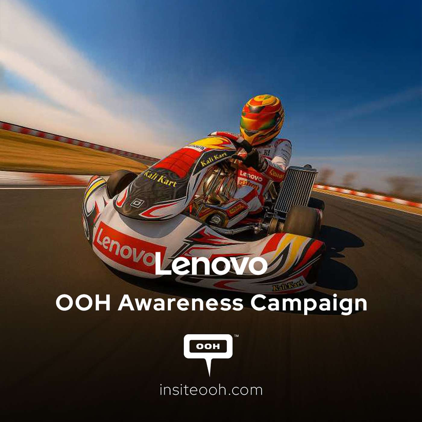 Lenovo Races Ahead with a High-Impact F1 OOH Takeover