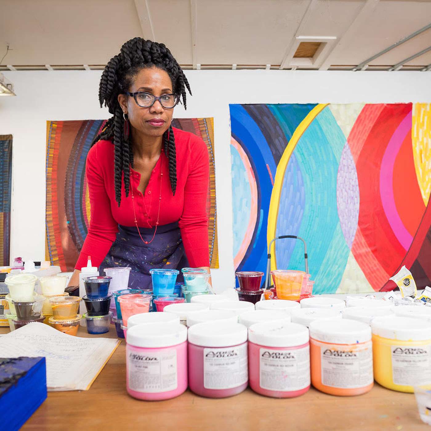 June Edmonds - American painter, teaching artist, and public artist. June Edmonds - American painter, teaching artist, and public artist.