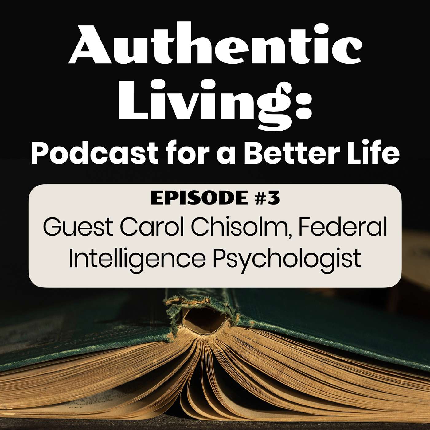 Guest Carol Chisholm, Federal Intelligence Psychologist